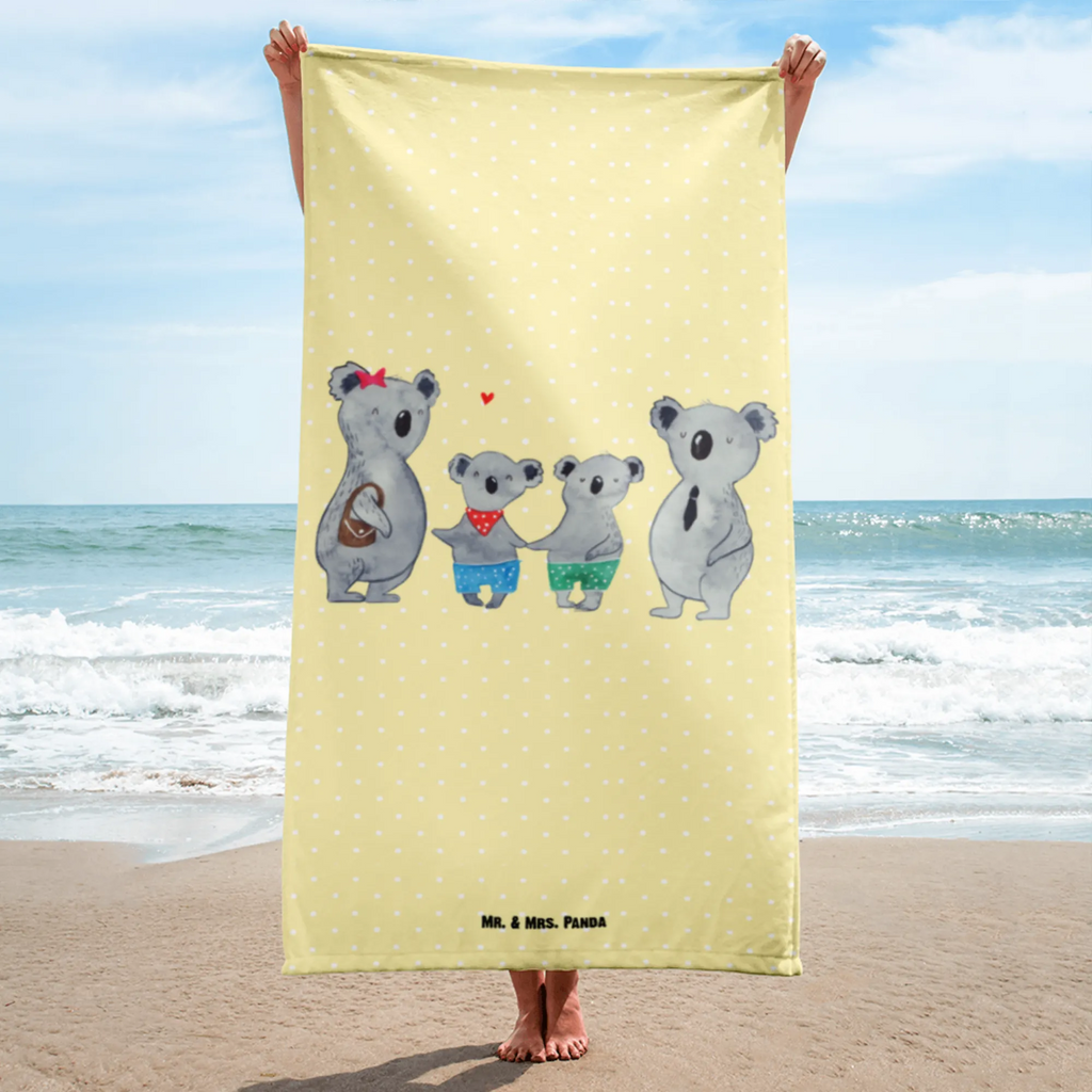 XL Badehandtuch Koala Familie zwei Handtuch, Badetuch, Duschtuch, Strandtuch, Saunatuch, Familie, Vatertag, Muttertag, Bruder, Schwester, Mama, Papa, Oma, Opa, Koala, Koalabär, beste Familie, Familienzeit, Familienleben, Koalafamilie, Lieblingsfamilie