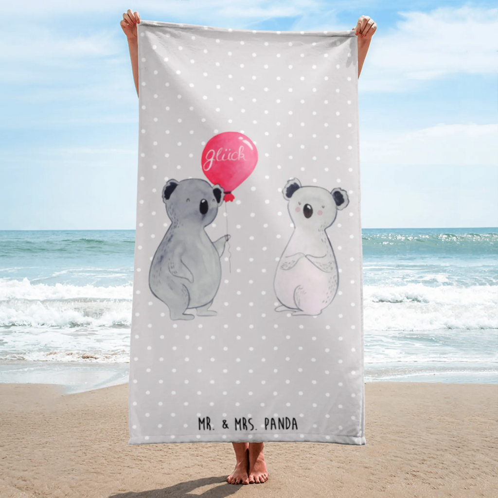 XL Badehandtuch Koala Luftballon Handtuch, Badetuch, Duschtuch, Strandtuch, Saunatuch, Koala, Koalabär, Luftballon, Party, Geburtstag, Geschenk