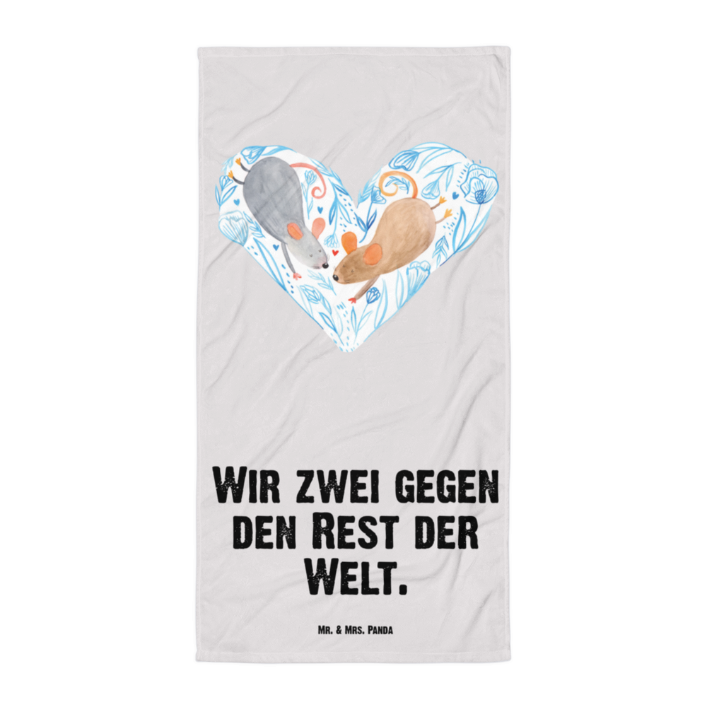 XL Badehandtuch Mäuse Herz Handtuch, Badetuch, Duschtuch, Strandtuch, Saunatuch, Liebe, Partner, Freund, Freundin, Ehemann, Ehefrau, Heiraten, Verlobung, Heiratsantrag, Liebesgeschenk, Jahrestag, Hocheitstag, Maus, Mäuse, Liebesbotschaft, Liebesbeweis, Hochzeit, Lieblingsmensch, Gemeinsamkeit, Love, Geschenk für zwei