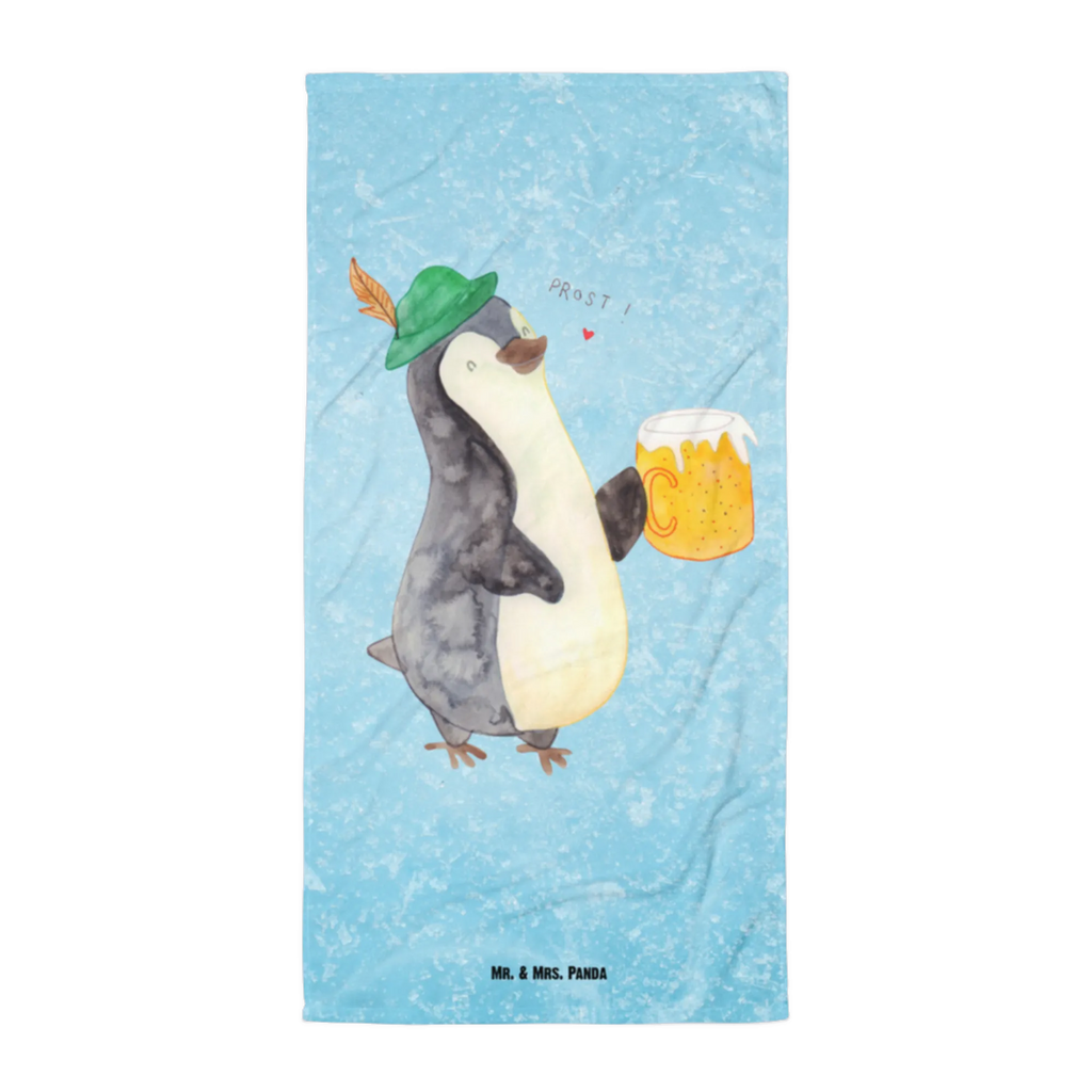 XL Badehandtuch Pinguin Bier Handtuch, Badetuch, Duschtuch, Strandtuch, Saunatuch, Pinguin, Pinguine, Bier, Oktoberfest