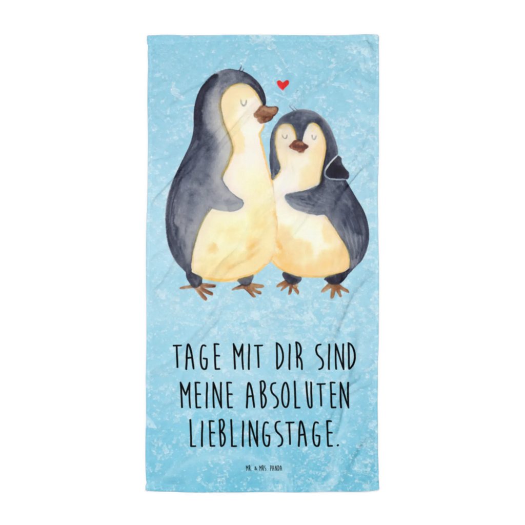 XL Badehandtuch Pinguin umarmen Handtuch, Badetuch, Duschtuch, Strandtuch, Saunatuch, Pinguin, Liebe, Liebespaar, Liebesbeweis, Liebesgeschenk, Verlobung, Jahrestag, Hochzeitstag, Hochzeit, Hochzeitsgeschenk