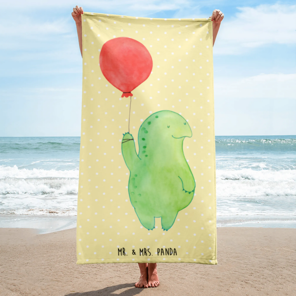 XL Badehandtuch Schildkröte Luftballon Handtuch, Badetuch, Duschtuch, Strandtuch, Saunatuch, Schildkröte, Schildkröten, Mutausbruch, Motivation, Motivationsspruch