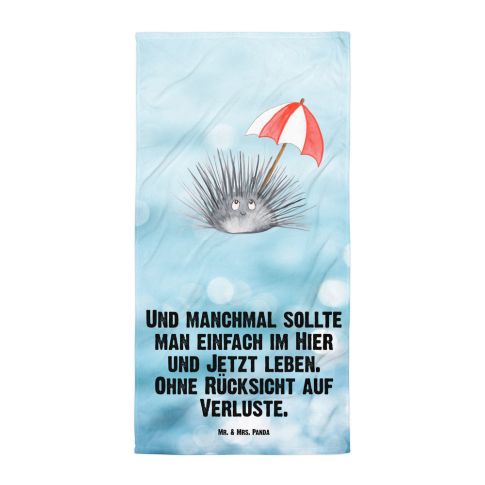 XL Badehandtuch Seeigel Handtuch, Badetuch, Duschtuch, Strandtuch, Saunatuch, Meerestiere, Meer, Urlaub, Seeigel, Achtsamkeit, Selbstakzeptanz, Selbstliebe, Hier und Jetzt, Leben, Lebe