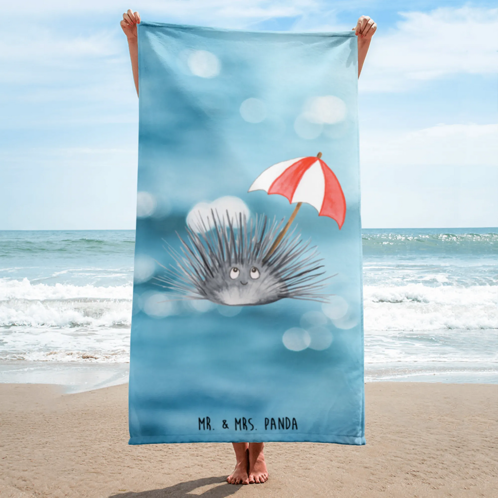 XL Badehandtuch Seeigel Handtuch, Badetuch, Duschtuch, Strandtuch, Saunatuch, Meerestiere, Meer, Urlaub, Seeigel, Achtsamkeit, Selbstakzeptanz, Selbstliebe, Hier und Jetzt, Leben, Lebe