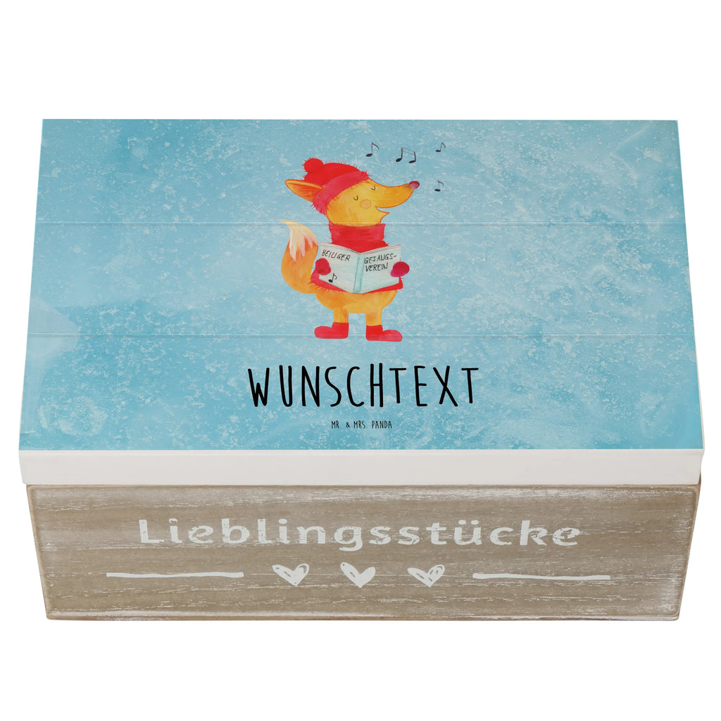 Personalisierte Holzkiste Fuchs Sänger Holzkiste mit Namen, Kiste mit Namen, Schatzkiste mit Namen, Truhe mit Namen, Schatulle mit Namen, Erinnerungsbox mit Namen, Erinnerungskiste, mit Namen, Dekokiste mit Namen, Aufbewahrungsbox mit Namen, Holzkiste Personalisiert, Kiste Personalisiert, Schatzkiste Personalisiert, Truhe Personalisiert, Schatulle Personalisiert, Erinnerungsbox Personalisiert, Erinnerungskiste Personalisiert, Dekokiste Personalisiert, Aufbewahrungsbox Personalisiert, Geschenkbox personalisiert, GEschenkdose personalisiert, Winter, Weihnachten, Weihnachtsdeko, Nikolaus, Advent, Heiligabend, Wintermotiv, Fuchs, Füchse, Sänger, Geschenk Sänger, Singen, Weihnachtslieder