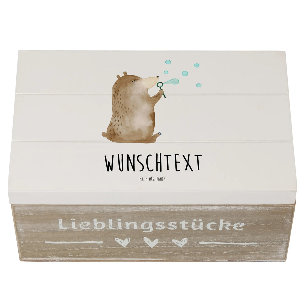 Personalisierte Holzkiste Bär Seifenblasen Holzkiste mit Namen, Kiste mit Namen, Schatzkiste mit Namen, Truhe mit Namen, Schatulle mit Namen, Erinnerungsbox mit Namen, Erinnerungskiste, mit Namen, Dekokiste mit Namen, Aufbewahrungsbox mit Namen, Holzkiste Personalisiert, Kiste Personalisiert, Schatzkiste Personalisiert, Truhe Personalisiert, Schatulle Personalisiert, Erinnerungsbox Personalisiert, Erinnerungskiste Personalisiert, Dekokiste Personalisiert, Aufbewahrungsbox Personalisiert, Geschenkbox personalisiert, GEschenkdose personalisiert, Bär, Teddy, Teddybär, Seifenblasen Bär Lustig Sein Glücklich Traurig Happy