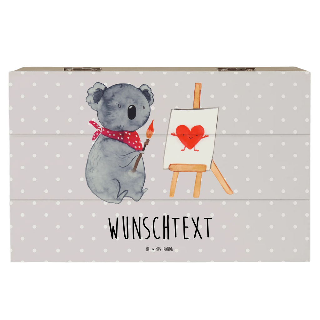 Personalisierte Holzkiste Koala Künstler Holzkiste mit Namen, Kiste mit Namen, Schatzkiste mit Namen, Truhe mit Namen, Schatulle mit Namen, Erinnerungsbox mit Namen, Erinnerungskiste, mit Namen, Dekokiste mit Namen, Aufbewahrungsbox mit Namen, Holzkiste Personalisiert, Kiste Personalisiert, Schatzkiste Personalisiert, Truhe Personalisiert, Schatulle Personalisiert, Erinnerungsbox Personalisiert, Erinnerungskiste Personalisiert, Dekokiste Personalisiert, Aufbewahrungsbox Personalisiert, Geschenkbox personalisiert, GEschenkdose personalisiert, Koala, Koalabär, Liebe, Liebensbeweis, Liebesgeschenk, Gefühle, Künstler, zeichnen