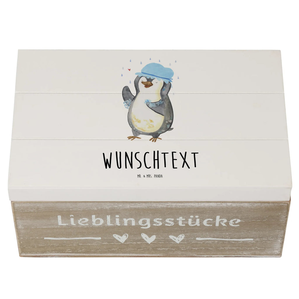 Personalisierte Holzkiste Pinguin duscht Holzkiste mit Namen, Kiste mit Namen, Schatzkiste mit Namen, Truhe mit Namen, Schatulle mit Namen, Erinnerungsbox mit Namen, Erinnerungskiste, mit Namen, Dekokiste mit Namen, Aufbewahrungsbox mit Namen, Holzkiste Personalisiert, Kiste Personalisiert, Schatzkiste Personalisiert, Truhe Personalisiert, Schatulle Personalisiert, Erinnerungsbox Personalisiert, Erinnerungskiste Personalisiert, Dekokiste Personalisiert, Aufbewahrungsbox Personalisiert, Geschenkbox personalisiert, GEschenkdose personalisiert, Pinguin, Pinguine, Dusche, duschen, Lebensmotto, Motivation, Neustart, Neuanfang, glücklich sein