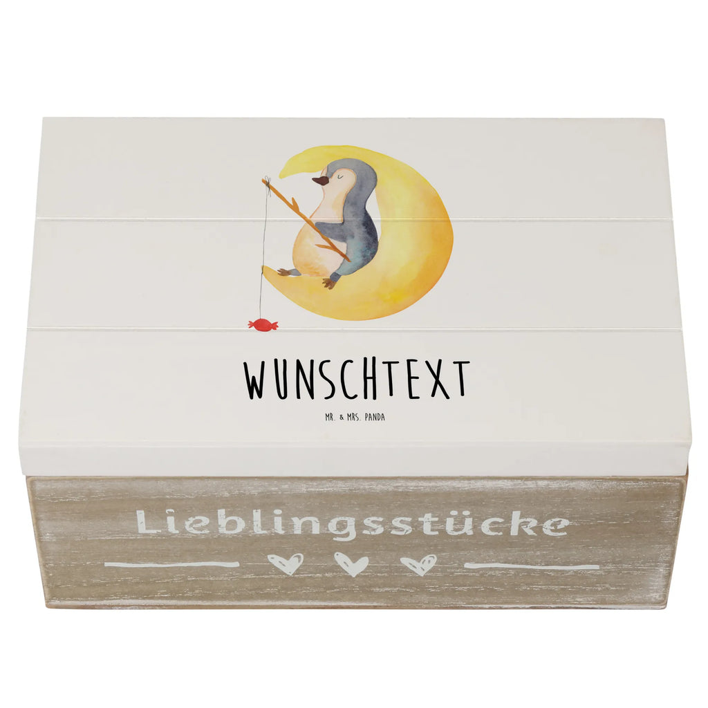 Personalisierte Holzkiste Pinguin Mond Holzkiste mit Namen, Kiste mit Namen, Schatzkiste mit Namen, Truhe mit Namen, Schatulle mit Namen, Erinnerungsbox mit Namen, Erinnerungskiste, mit Namen, Dekokiste mit Namen, Aufbewahrungsbox mit Namen, Holzkiste Personalisiert, Kiste Personalisiert, Schatzkiste Personalisiert, Truhe Personalisiert, Schatulle Personalisiert, Erinnerungsbox Personalisiert, Erinnerungskiste Personalisiert, Dekokiste Personalisiert, Aufbewahrungsbox Personalisiert, Geschenkbox personalisiert, GEschenkdose personalisiert, Pinguin, Pinguine, Spruch, schlafen, Nachtruhe, Einschlafen, Schlafzimmer, Schlafstörungen, Gästezimmer