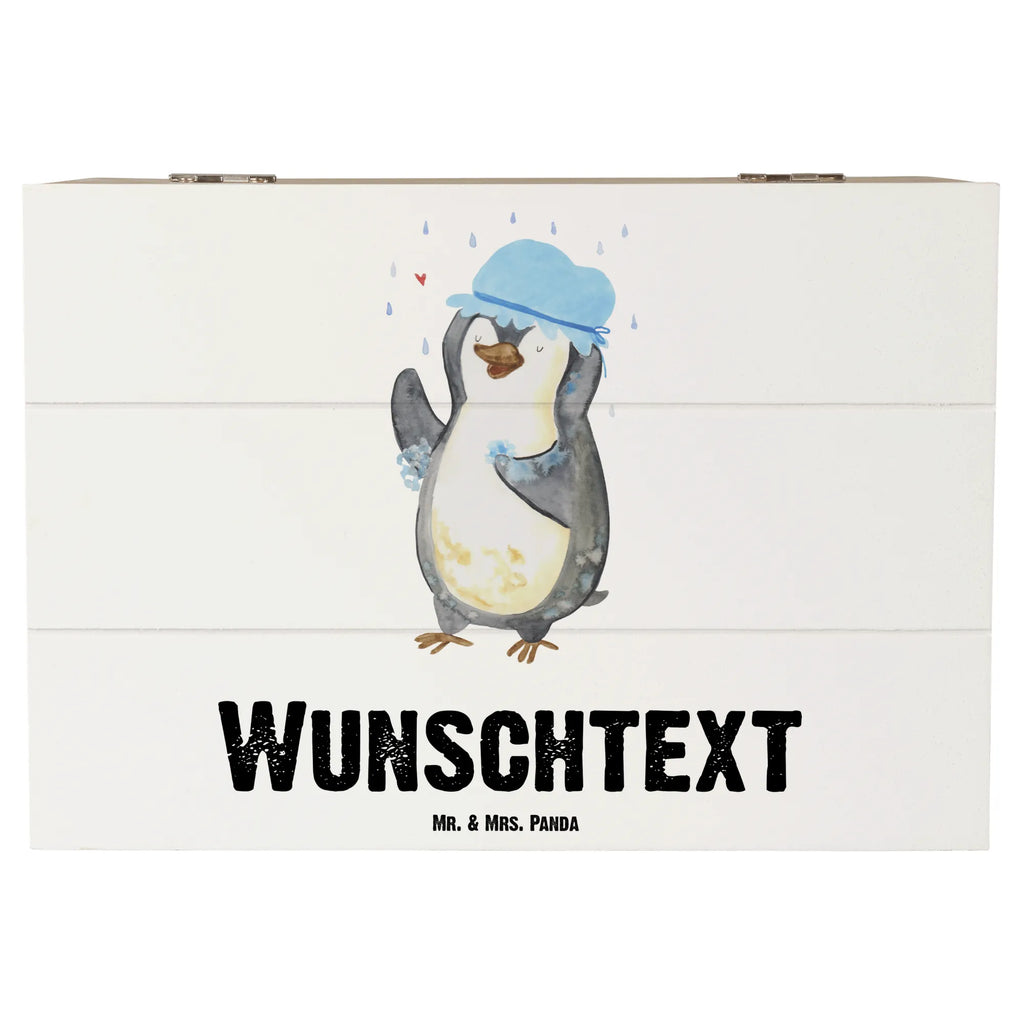 Personalisierte Holzkiste Pinguin duscht Holzkiste mit Namen, Kiste mit Namen, Schatzkiste mit Namen, Truhe mit Namen, Schatulle mit Namen, Erinnerungsbox mit Namen, Erinnerungskiste, mit Namen, Dekokiste mit Namen, Aufbewahrungsbox mit Namen, Holzkiste Personalisiert, Kiste Personalisiert, Schatzkiste Personalisiert, Truhe Personalisiert, Schatulle Personalisiert, Erinnerungsbox Personalisiert, Erinnerungskiste Personalisiert, Dekokiste Personalisiert, Aufbewahrungsbox Personalisiert, Geschenkbox personalisiert, GEschenkdose personalisiert, Pinguin, Pinguine, Dusche, duschen, Lebensmotto, Motivation, Neustart, Neuanfang, glücklich sein