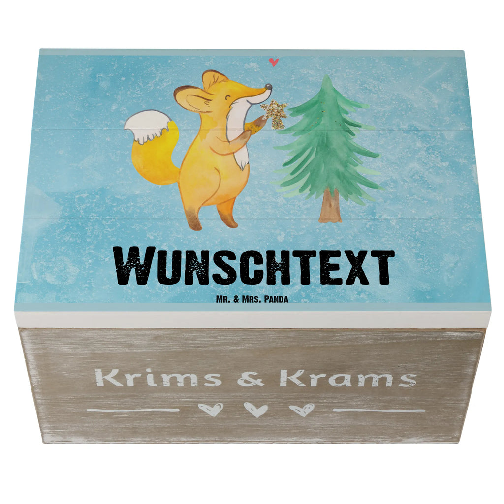 Personalisierte Holzkiste Fuchs  Weihnachtsbaum Holzkiste mit Namen, Kiste mit Namen, Schatzkiste mit Namen, Truhe mit Namen, Schatulle mit Namen, Erinnerungsbox mit Namen, Erinnerungskiste, mit Namen, Dekokiste mit Namen, Aufbewahrungsbox mit Namen, Holzkiste Personalisiert, Kiste Personalisiert, Schatzkiste Personalisiert, Truhe Personalisiert, Schatulle Personalisiert, Erinnerungsbox Personalisiert, Erinnerungskiste Personalisiert, Dekokiste Personalisiert, Aufbewahrungsbox Personalisiert, Geschenkbox personalisiert, GEschenkdose personalisiert, Winter, Weihnachten, Weihnachtsdeko, Nikolaus, Advent, Heiligabend, Wintermotiv, Weihnachtsmann, Weihnachtstage, Fuchs, Schlittschuh, Weihnachtszeit, Weihnachtsdekoration