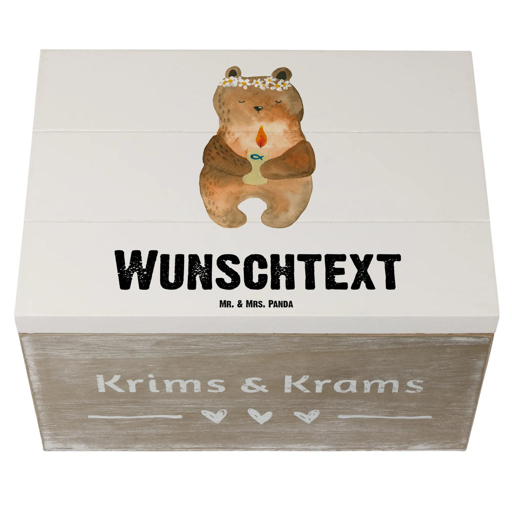 Personalisierte Holzkiste Kommunion-Bär Holzkiste mit Namen, Kiste mit Namen, Schatzkiste mit Namen, Truhe mit Namen, Schatulle mit Namen, Erinnerungsbox mit Namen, Erinnerungskiste, mit Namen, Dekokiste mit Namen, Aufbewahrungsbox mit Namen, Holzkiste Personalisiert, Kiste Personalisiert, Schatzkiste Personalisiert, Truhe Personalisiert, Schatulle Personalisiert, Erinnerungsbox Personalisiert, Erinnerungskiste Personalisiert, Dekokiste Personalisiert, Aufbewahrungsbox Personalisiert, Geschenkbox personalisiert, GEschenkdose personalisiert, Bär, Teddy, Teddybär, Kommunion, Gottes Segen, Taufkerze, katholisch