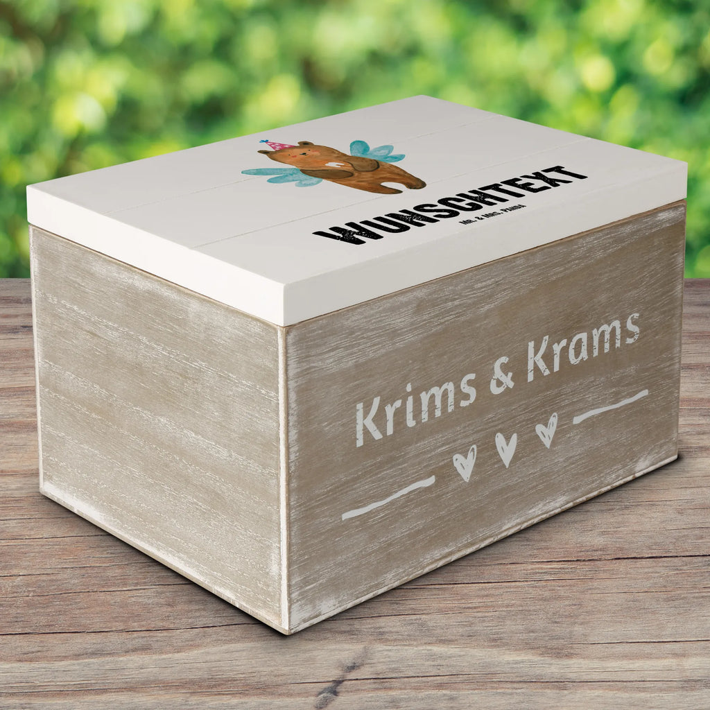 Personalisierte Holzkiste Zahnfee Bär Holzkiste mit Namen, Kiste mit Namen, Schatzkiste mit Namen, Truhe mit Namen, Schatulle mit Namen, Erinnerungsbox mit Namen, Erinnerungskiste, mit Namen, Dekokiste mit Namen, Aufbewahrungsbox mit Namen, Holzkiste Personalisiert, Kiste Personalisiert, Schatzkiste Personalisiert, Truhe Personalisiert, Schatulle Personalisiert, Erinnerungsbox Personalisiert, Erinnerungskiste Personalisiert, Dekokiste Personalisiert, Aufbewahrungsbox Personalisiert, Geschenkbox personalisiert, GEschenkdose personalisiert, Bär, Teddy, Teddybär, Zahnfee, Fee, Milchzahn, Erster Zahn