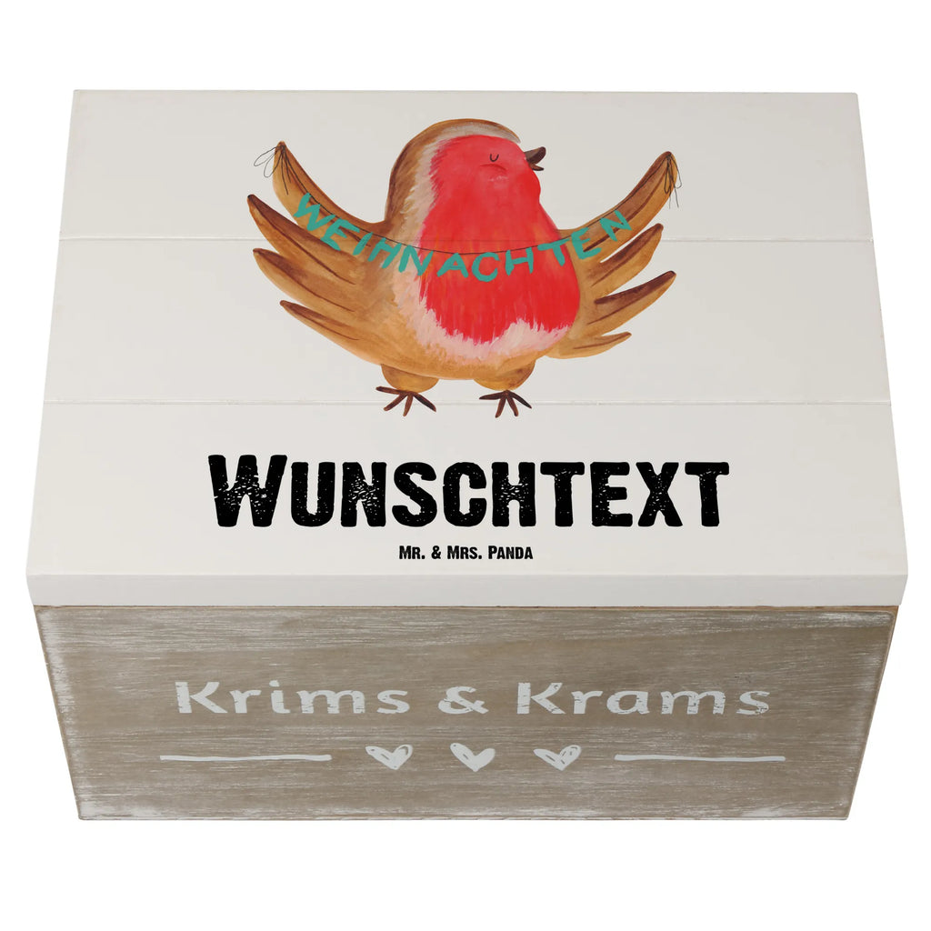 Personalisierte Holzkiste Rotkehlchen Weihnachten Holzkiste mit Namen, Kiste mit Namen, Schatzkiste mit Namen, Truhe mit Namen, Schatulle mit Namen, Erinnerungsbox mit Namen, Erinnerungskiste, mit Namen, Dekokiste mit Namen, Aufbewahrungsbox mit Namen, Holzkiste Personalisiert, Kiste Personalisiert, Schatzkiste Personalisiert, Truhe Personalisiert, Schatulle Personalisiert, Erinnerungsbox Personalisiert, Erinnerungskiste Personalisiert, Dekokiste Personalisiert, Aufbewahrungsbox Personalisiert, Geschenkbox personalisiert, GEschenkdose personalisiert, Winter, Weihnachten, Weihnachtsdeko, Nikolaus, Advent, Heiligabend, Wintermotiv, Frohe Weihnachten, Weihnachtsmotiv, Weihnachtsgruß, Vogel, xmas