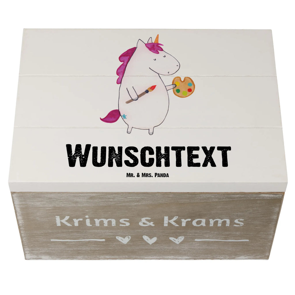 Personalisierte Holzkiste Einhorn Künstler Holzkiste mit Namen, Kiste mit Namen, Schatzkiste mit Namen, Truhe mit Namen, Schatulle mit Namen, Erinnerungsbox mit Namen, Erinnerungskiste, mit Namen, Dekokiste mit Namen, Aufbewahrungsbox mit Namen, Holzkiste Personalisiert, Kiste Personalisiert, Schatzkiste Personalisiert, Truhe Personalisiert, Schatulle Personalisiert, Erinnerungsbox Personalisiert, Erinnerungskiste Personalisiert, Dekokiste Personalisiert, Aufbewahrungsbox Personalisiert, Geschenkbox personalisiert, GEschenkdose personalisiert, Einhorn, Einhörner, Einhorn Deko, Pegasus, Unicorn, Englisch, Künstler, Artist, Malen, Zeichnen, Welt, Farbe, Stift, Pinsel, Geschenk, Maler