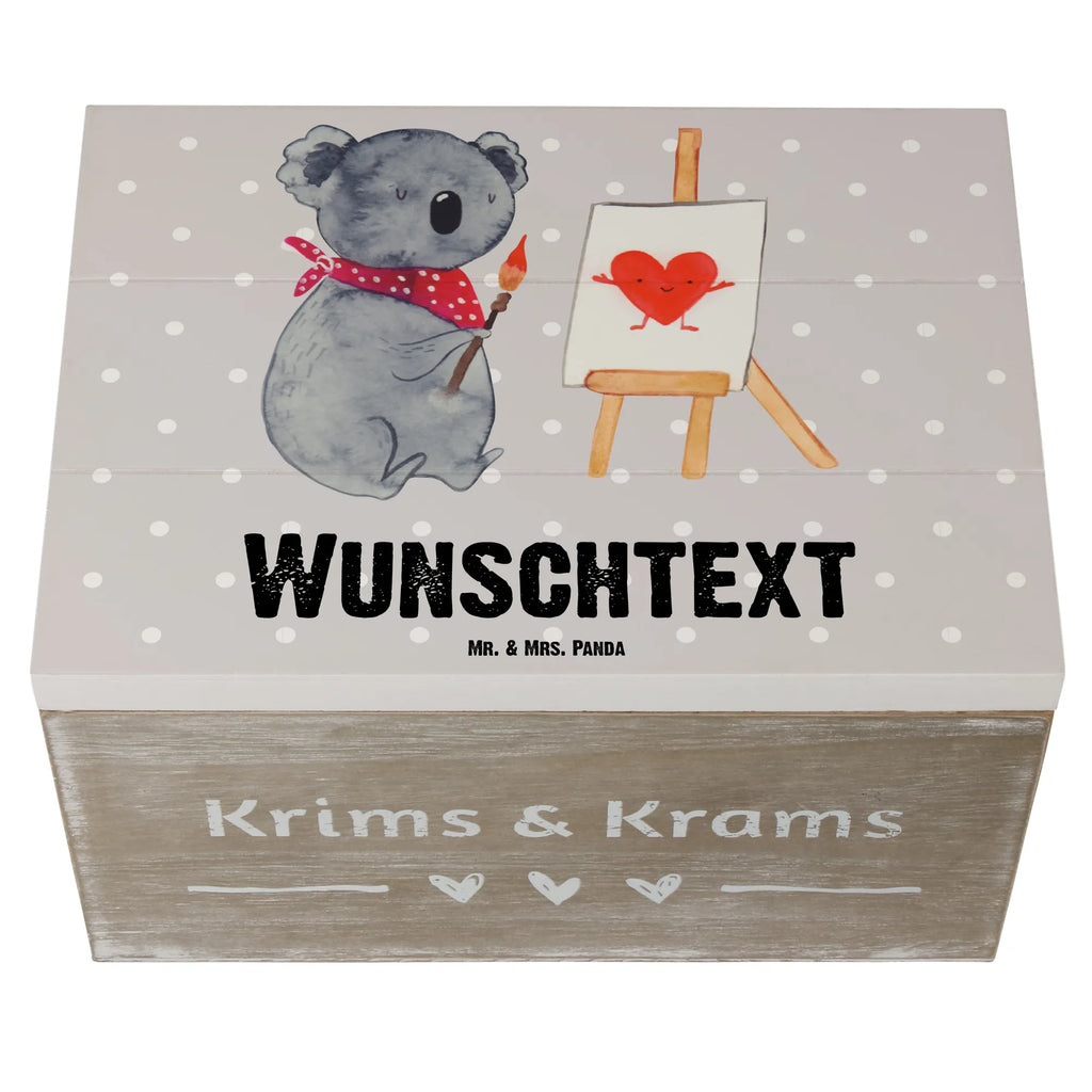 Personalisierte Holzkiste Koala Künstler Holzkiste mit Namen, Kiste mit Namen, Schatzkiste mit Namen, Truhe mit Namen, Schatulle mit Namen, Erinnerungsbox mit Namen, Erinnerungskiste, mit Namen, Dekokiste mit Namen, Aufbewahrungsbox mit Namen, Holzkiste Personalisiert, Kiste Personalisiert, Schatzkiste Personalisiert, Truhe Personalisiert, Schatulle Personalisiert, Erinnerungsbox Personalisiert, Erinnerungskiste Personalisiert, Dekokiste Personalisiert, Aufbewahrungsbox Personalisiert, Geschenkbox personalisiert, GEschenkdose personalisiert, Koala, Koalabär, Liebe, Liebensbeweis, Liebesgeschenk, Gefühle, Künstler, zeichnen