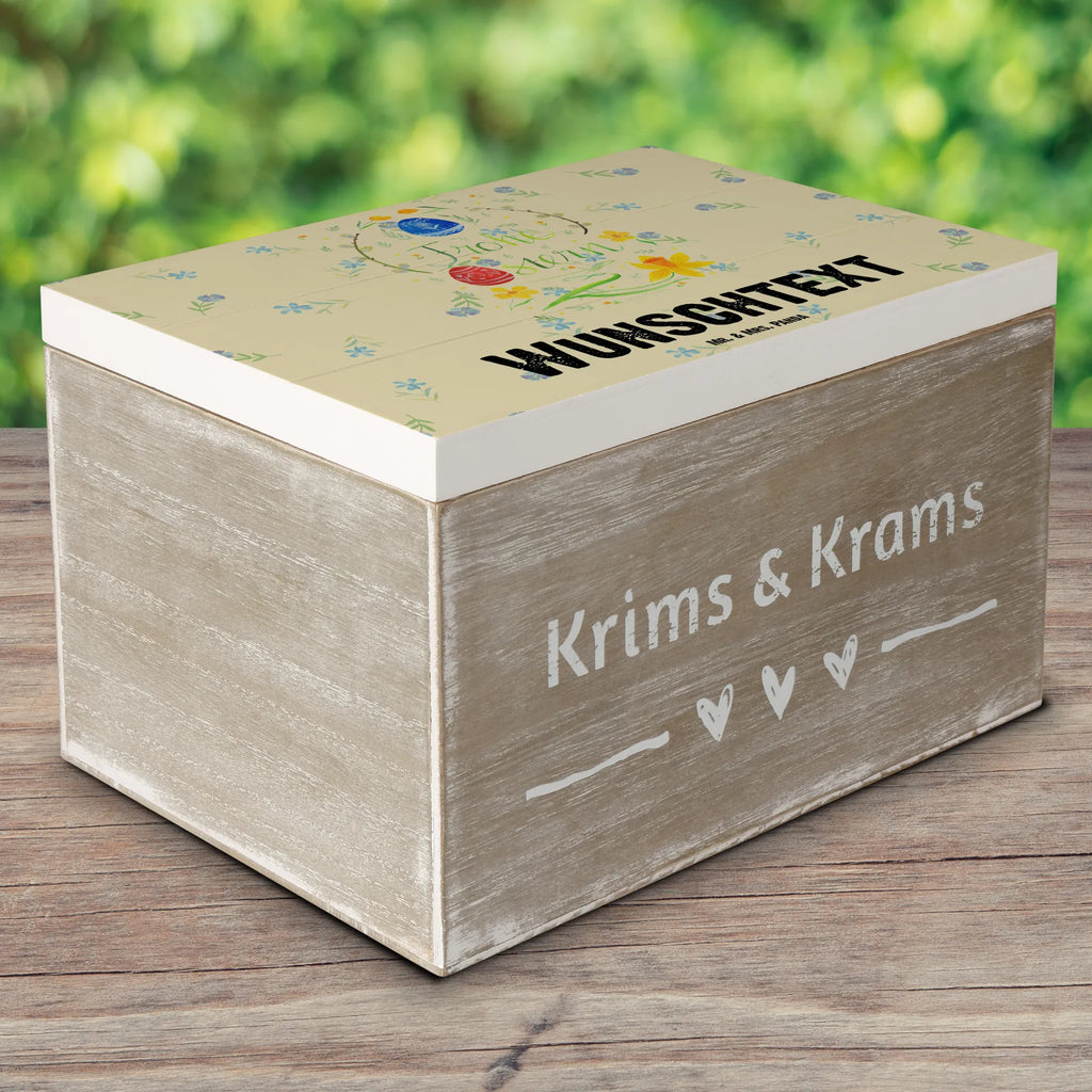 Personalisierte Holzkiste Frohe Ostern Holzkiste mit Namen, Kiste mit Namen, Schatzkiste mit Namen, Truhe mit Namen, Schatulle mit Namen, Erinnerungsbox mit Namen, Erinnerungskiste, mit Namen, Dekokiste mit Namen, Aufbewahrungsbox mit Namen, Holzkiste Personalisiert, Kiste Personalisiert, Schatzkiste Personalisiert, Truhe Personalisiert, Schatulle Personalisiert, Erinnerungsbox Personalisiert, Erinnerungskiste Personalisiert, Dekokiste Personalisiert, Aufbewahrungsbox Personalisiert, Geschenkbox personalisiert, GEschenkdose personalisiert, Ostern, Osterhase, Ostergeschenke, Osternest, Osterdeko, Geschenke zu Ostern, Ostern Geschenk, Ostergeschenke Kinder, Ostern Kinder, Frohe Ostern, Ostergrüße, Osterblume, Osterei, bemalte Ostereier, Weidenkätzchen. Lettering