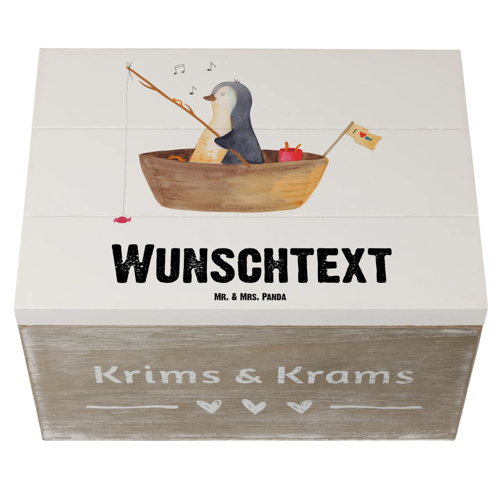 Personalisierte Holzkiste Pinguin Angelboot Holzkiste mit Namen, Kiste mit Namen, Schatzkiste mit Namen, Truhe mit Namen, Schatulle mit Namen, Erinnerungsbox mit Namen, Erinnerungskiste, mit Namen, Dekokiste mit Namen, Aufbewahrungsbox mit Namen, Holzkiste Personalisiert, Kiste Personalisiert, Schatzkiste Personalisiert, Truhe Personalisiert, Schatulle Personalisiert, Erinnerungsbox Personalisiert, Erinnerungskiste Personalisiert, Dekokiste Personalisiert, Aufbewahrungsbox Personalisiert, Geschenkbox personalisiert, GEschenkdose personalisiert, Pinguin, Pinguine, Angeln, Boot, Angelboot, Lebenslust, Leben, genießen, Motivation, Neustart, Neuanfang, Trennung, Scheidung, Geschenkidee Liebeskummer