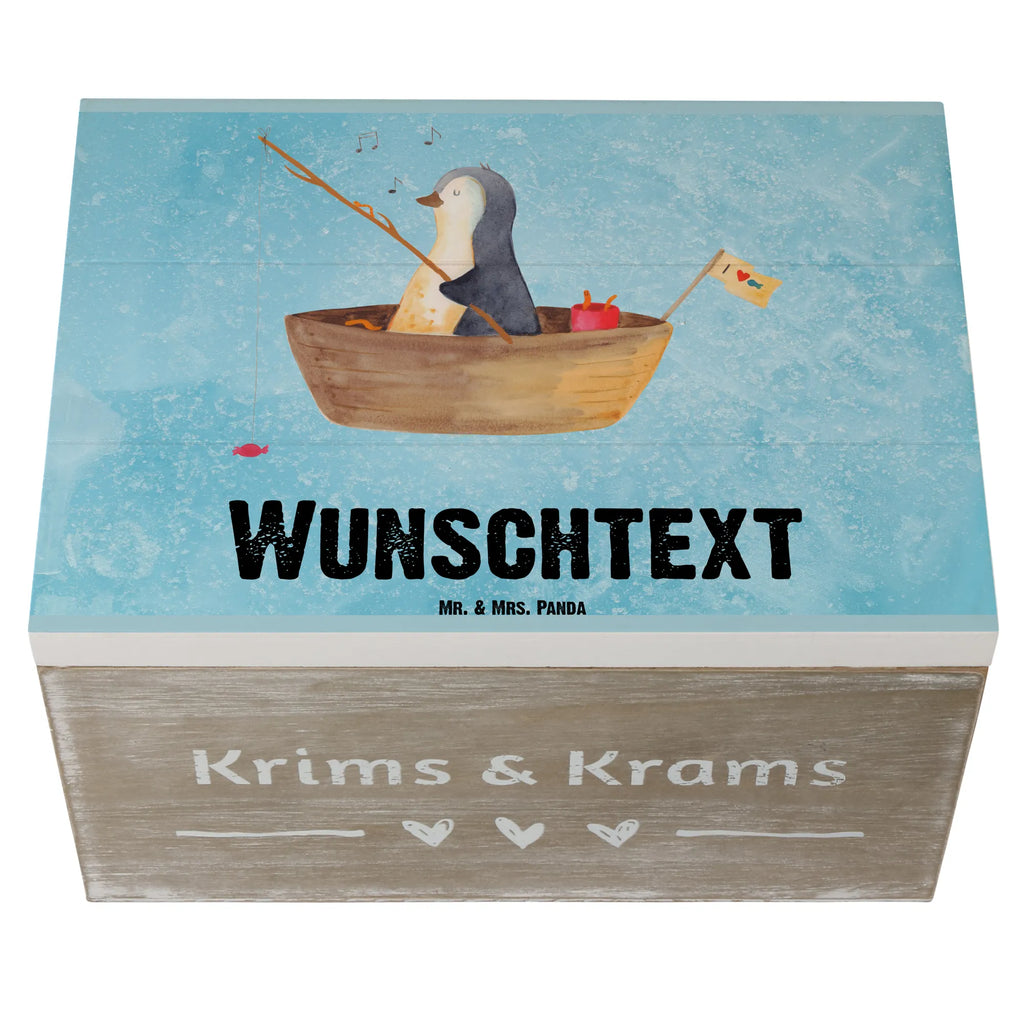 Personalisierte Holzkiste Pinguin Angelboot Holzkiste mit Namen, Kiste mit Namen, Schatzkiste mit Namen, Truhe mit Namen, Schatulle mit Namen, Erinnerungsbox mit Namen, Erinnerungskiste, mit Namen, Dekokiste mit Namen, Aufbewahrungsbox mit Namen, Holzkiste Personalisiert, Kiste Personalisiert, Schatzkiste Personalisiert, Truhe Personalisiert, Schatulle Personalisiert, Erinnerungsbox Personalisiert, Erinnerungskiste Personalisiert, Dekokiste Personalisiert, Aufbewahrungsbox Personalisiert, Geschenkbox personalisiert, GEschenkdose personalisiert, Pinguin, Pinguine, Angeln, Boot, Angelboot, Lebenslust, Leben, genießen, Motivation, Neustart, Neuanfang, Trennung, Scheidung, Geschenkidee Liebeskummer