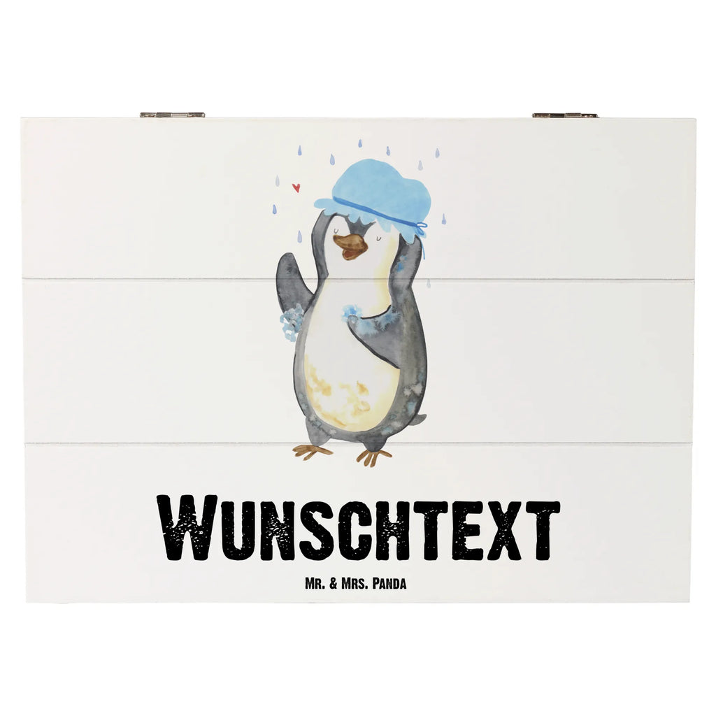 Personalisierte Holzkiste Pinguin duscht Holzkiste mit Namen, Kiste mit Namen, Schatzkiste mit Namen, Truhe mit Namen, Schatulle mit Namen, Erinnerungsbox mit Namen, Erinnerungskiste, mit Namen, Dekokiste mit Namen, Aufbewahrungsbox mit Namen, Holzkiste Personalisiert, Kiste Personalisiert, Schatzkiste Personalisiert, Truhe Personalisiert, Schatulle Personalisiert, Erinnerungsbox Personalisiert, Erinnerungskiste Personalisiert, Dekokiste Personalisiert, Aufbewahrungsbox Personalisiert, Geschenkbox personalisiert, GEschenkdose personalisiert, Pinguin, Pinguine, Dusche, duschen, Lebensmotto, Motivation, Neustart, Neuanfang, glücklich sein