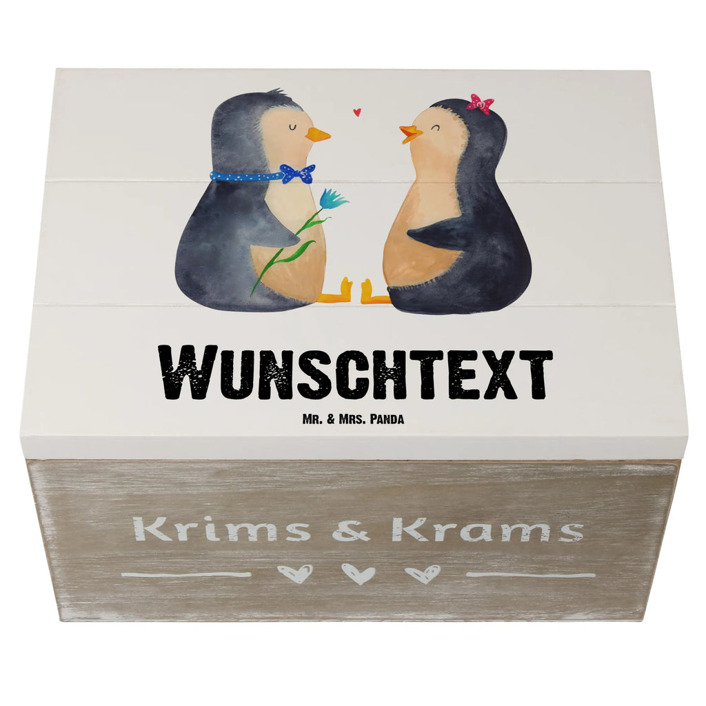 Personalisierte Holzkiste Pinguin Pärchen Holzkiste mit Namen, Kiste mit Namen, Schatzkiste mit Namen, Truhe mit Namen, Schatulle mit Namen, Erinnerungsbox mit Namen, Erinnerungskiste, mit Namen, Dekokiste mit Namen, Aufbewahrungsbox mit Namen, Holzkiste Personalisiert, Kiste Personalisiert, Schatzkiste Personalisiert, Truhe Personalisiert, Schatulle Personalisiert, Erinnerungsbox Personalisiert, Erinnerungskiste Personalisiert, Dekokiste Personalisiert, Aufbewahrungsbox Personalisiert, Geschenkbox personalisiert, GEschenkdose personalisiert, Pinguin, Pinguine, Liebe, Liebespaar, Liebesbeweis, Liebesgeschenk, Verlobung, Jahrestag, Hochzeitstag, Hochzeit, Hochzeitsgeschenk, große Liebe, Traumpaar