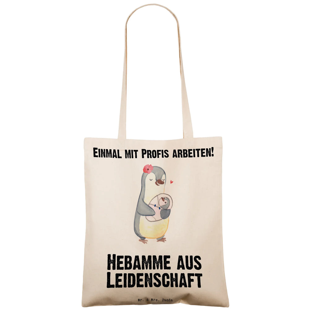 Tragetasche Hebamme aus Leidenschaft Beuteltasche, Beutel, Einkaufstasche, Jutebeutel, Stoffbeutel, Tasche, Shopper, Umhängetasche, Strandtasche, Schultertasche, Stofftasche, Tragetasche, Badetasche, Jutetasche, Einkaufstüte, Laptoptasche, Beruf, Ausbildung, Jubiläum, Abschied, Rente, Kollege, Kollegin, Geschenk, Schenken, Arbeitskollege, Mitarbeiter, Firma, Danke, Dankeschön, Hebamme, Geburtshelfer