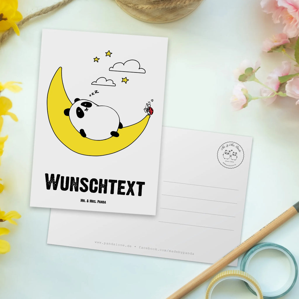 Personalisierte Postkarte Panda Easy Postkarte mit Namen, Postkarte bedrucken, Postkarte mit Wunschtext, Postkarte personalisierbar, Geschenkkarte mit Namen, Grußkarte mit Namen, Karte mit Namen, Einladung mit Namen, Ansichtskarte mit Namen, Geschenkkarte mit Wunschtext, Grußkarte mit Wunschtext, Karte mit Wunschtext, Einladung mit Wunschtext, Ansichtskarte mit Wunschtext