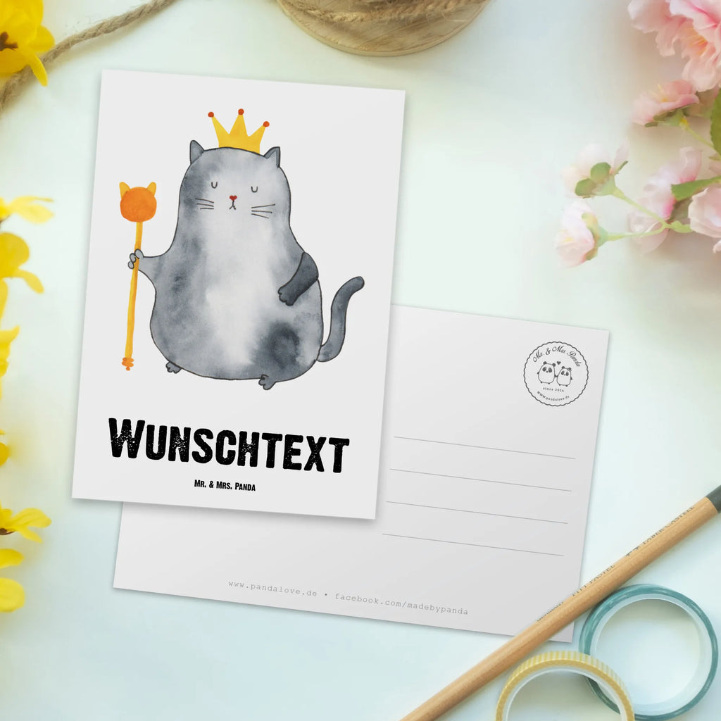 Personalisierte Postkarte Katzen Koenig Postkarte mit Namen, Postkarte bedrucken, Postkarte mit Wunschtext, Postkarte personalisierbar, Geschenkkarte mit Namen, Grußkarte mit Namen, Karte mit Namen, Einladung mit Namen, Ansichtskarte mit Namen, Geschenkkarte mit Wunschtext, Grußkarte mit Wunschtext, Karte mit Wunschtext, Einladung mit Wunschtext, Ansichtskarte mit Wunschtext, Katze, Katzenmotiv, Katzenfan, Katzendeko, Katzenfreund, Katzenliebhaber, Katzenprodukte, Katzenartikel, Katzenaccessoires, Katzensouvenirs, Katzenliebhaberprodukte, Katzenmotive, Katzen, Kater, Mietze, Cat, Cats, Katzenhalter, Katzenbesitzerin, Haustier, König, Königin, Queen, Familie, Mietzhaus, Wohnung, erste eigenen Wohnung, Umzug, Einzug