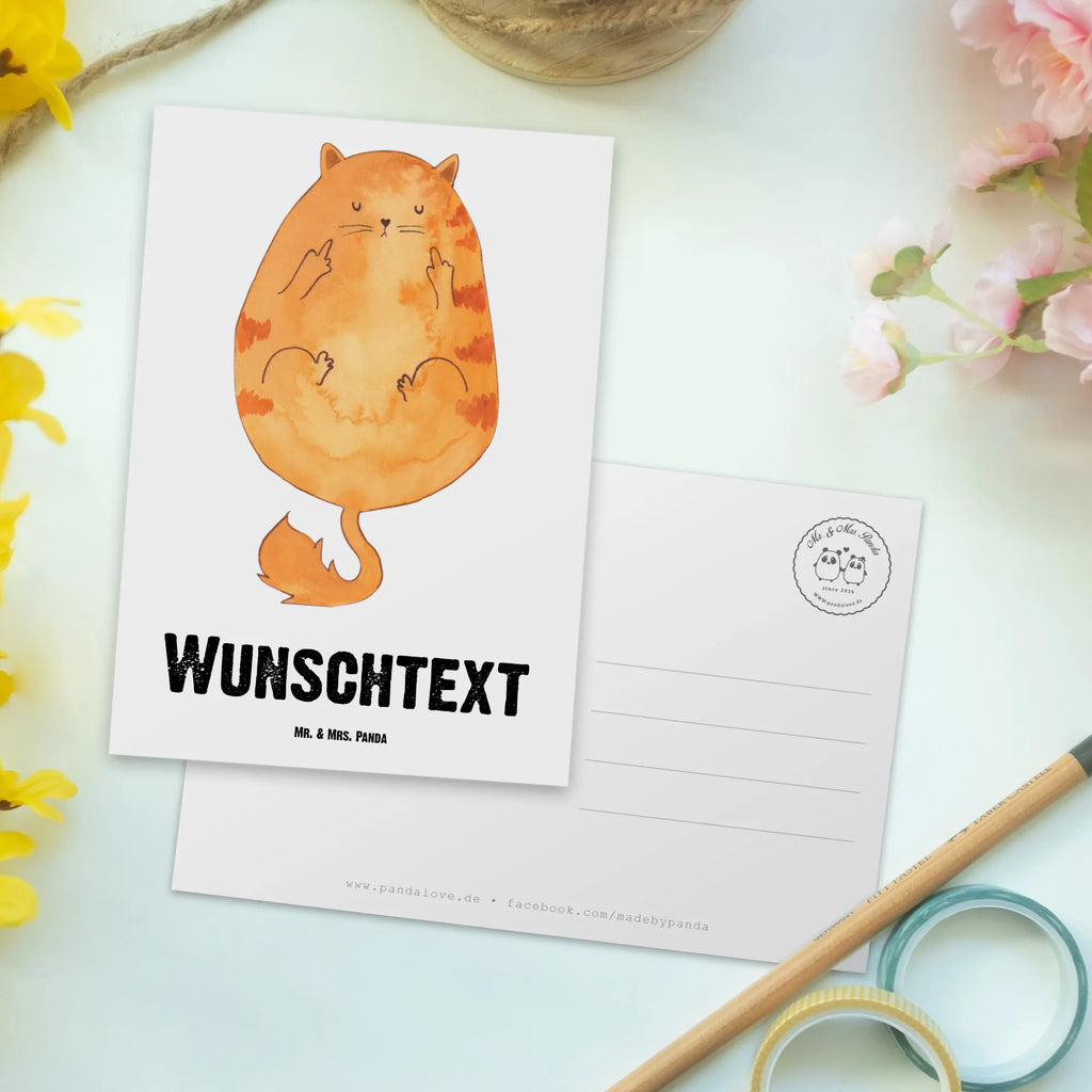 Personalisierte Postkarte Katze Mittelfinger Postkarte mit Namen, Postkarte bedrucken, Postkarte mit Wunschtext, Postkarte personalisierbar, Geschenkkarte mit Namen, Grußkarte mit Namen, Karte mit Namen, Einladung mit Namen, Ansichtskarte mit Namen, Geschenkkarte mit Wunschtext, Grußkarte mit Wunschtext, Karte mit Wunschtext, Einladung mit Wunschtext, Ansichtskarte mit Wunschtext, Katze, Katzenmotiv, Katzenfan, Katzendeko, Katzenfreund, Katzenliebhaber, Katzenprodukte, Katzenartikel, Katzenaccessoires, Katzensouvenirs, Katzenliebhaberprodukte, Katzenmotive, Katzen, Kater, Mietze, Cat, Cats