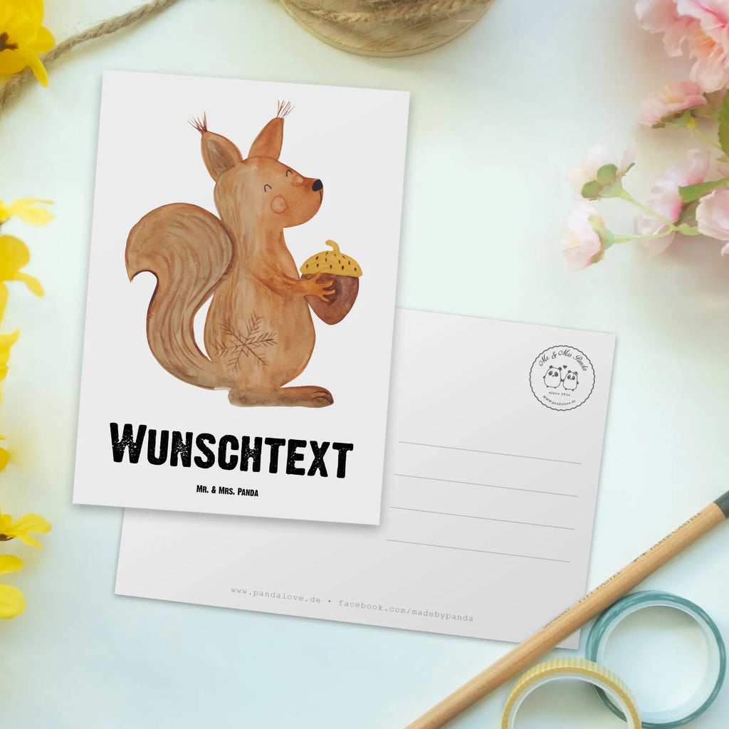 Personalisierte Postkarte Eichhörnchen Weihnachten Postkarte mit Namen, Postkarte bedrucken, Postkarte mit Wunschtext, Postkarte personalisierbar, Geschenkkarte mit Namen, Grußkarte mit Namen, Karte mit Namen, Einladung mit Namen, Ansichtskarte mit Namen, Geschenkkarte mit Wunschtext, Grußkarte mit Wunschtext, Karte mit Wunschtext, Einladung mit Wunschtext, Ansichtskarte mit Wunschtext, Winter, Weihnachten, Weihnachtsdeko, Nikolaus, Advent, Heiligabend, Wintermotiv, Frohe Weihnachten, Frohes neues Jahr, Guten Rutsch, Weihnachtsmotiv, Weihnachtsgruß, Neujahr, Vogel