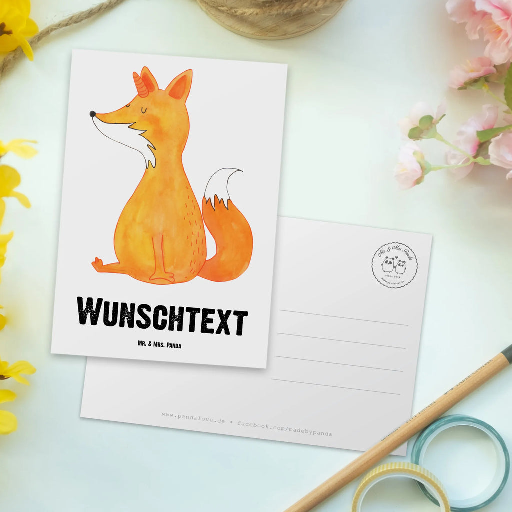 Personalisierte Postkarte Einhorn Wunsch Postkarte mit Namen, Postkarte bedrucken, Postkarte mit Wunschtext, Postkarte personalisierbar, Geschenkkarte mit Namen, Grußkarte mit Namen, Karte mit Namen, Einladung mit Namen, Ansichtskarte mit Namen, Geschenkkarte mit Wunschtext, Grußkarte mit Wunschtext, Karte mit Wunschtext, Einladung mit Wunschtext, Ansichtskarte mit Wunschtext, Einhorn, Einhörner, Einhorn Deko, Pegasus, Unicorn, Fuchs, Unicorns, Fuchshörnchen, Fuchshorn, Foxycorn, Füchse