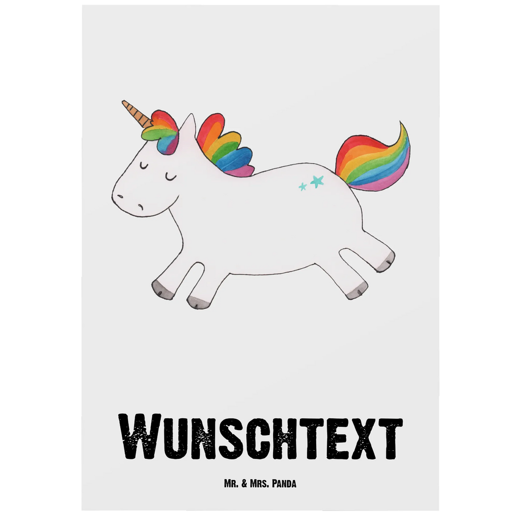 Personalisierte Postkarte Einhorn Happy Postkarte mit Namen, Postkarte bedrucken, Postkarte mit Wunschtext, Postkarte personalisierbar, Geschenkkarte mit Namen, Grußkarte mit Namen, Karte mit Namen, Einladung mit Namen, Ansichtskarte mit Namen, Geschenkkarte mit Wunschtext, Grußkarte mit Wunschtext, Karte mit Wunschtext, Einladung mit Wunschtext, Ansichtskarte mit Wunschtext, Einhorn, Einhörner, Einhorn Deko, Pegasus, Unicorn, glücklich, fröhlich, Spaß, Freude, Lebensfreude, witzig, spannend, Lächeln, Lachen