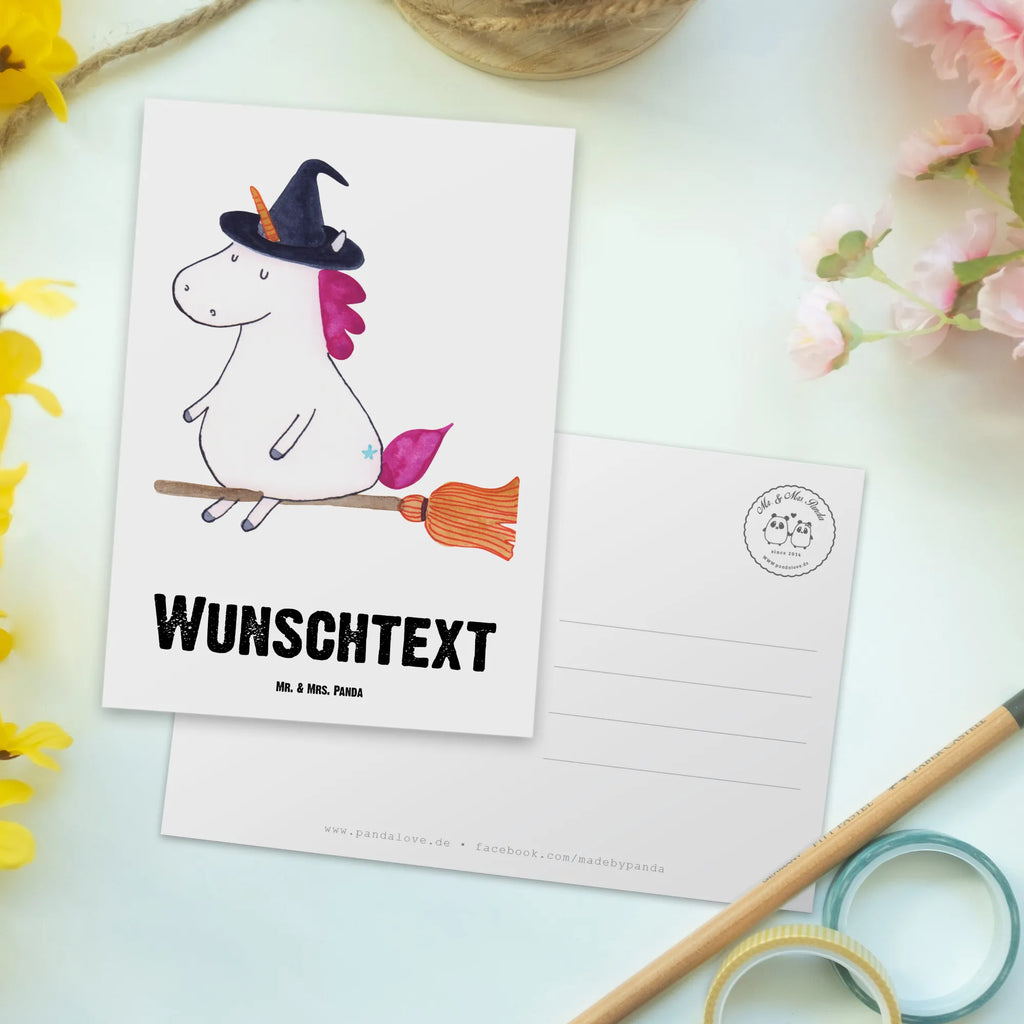 Personalisierte Postkarte Einhorn Hexe Postkarte mit Namen, Postkarte bedrucken, Postkarte mit Wunschtext, Postkarte personalisierbar, Geschenkkarte mit Namen, Grußkarte mit Namen, Karte mit Namen, Einladung mit Namen, Ansichtskarte mit Namen, Geschenkkarte mit Wunschtext, Grußkarte mit Wunschtext, Karte mit Wunschtext, Einladung mit Wunschtext, Ansichtskarte mit Wunschtext, Einhorn, Einhörner, Einhorn Deko, Pegasus, Unicorn, Frau, Ehefrau, Hexe, Teufel, Engel, Verrückte, Freundin, Leben, Zicke