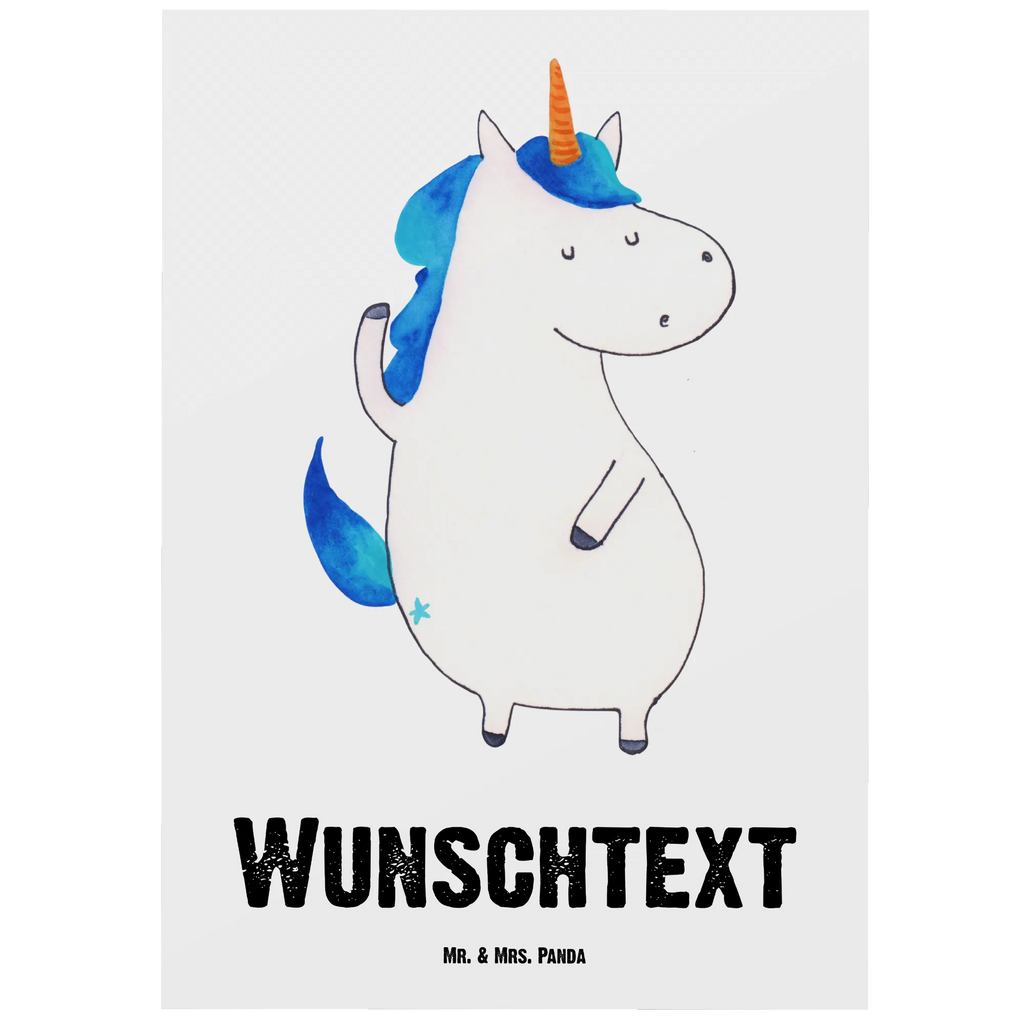 Personalisierte Postkarte Einhorn Mann Postkarte mit Namen, Postkarte bedrucken, Postkarte mit Wunschtext, Postkarte personalisierbar, Geschenkkarte mit Namen, Grußkarte mit Namen, Karte mit Namen, Einladung mit Namen, Ansichtskarte mit Namen, Geschenkkarte mit Wunschtext, Grußkarte mit Wunschtext, Karte mit Wunschtext, Einladung mit Wunschtext, Ansichtskarte mit Wunschtext, Einhorn, Einhörner, Einhorn Deko, Pegasus, Unicorn, cool, Mann, Freundin, Familie, bester Freund, BFF, Party, hübsch, beste