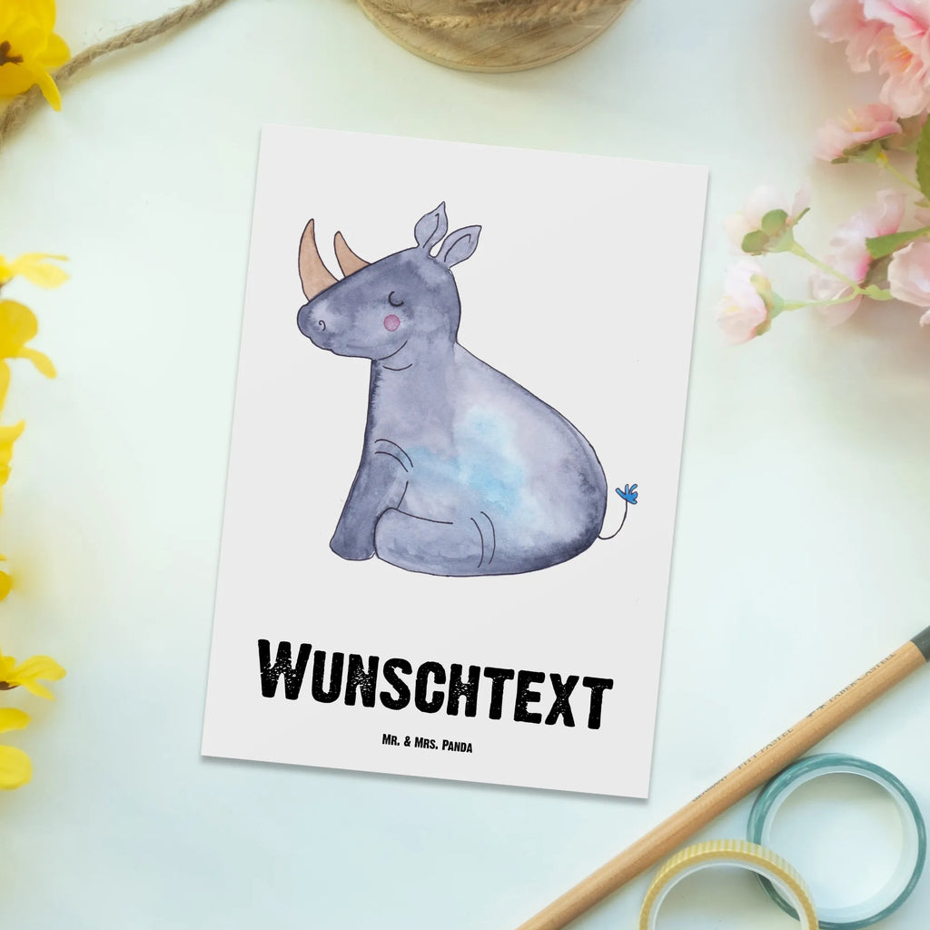 Personalisierte Postkarte Einhorn Nashorn Postkarte mit Namen, Postkarte bedrucken, Postkarte mit Wunschtext, Postkarte personalisierbar, Geschenkkarte mit Namen, Grußkarte mit Namen, Karte mit Namen, Einladung mit Namen, Ansichtskarte mit Namen, Geschenkkarte mit Wunschtext, Grußkarte mit Wunschtext, Karte mit Wunschtext, Einladung mit Wunschtext, Ansichtskarte mit Wunschtext, Einhorn, Einhörner, Einhorn Deko, Pegasus, Unicorn, Regenbogen, witzig, lustig, Zoo, Glitzer, Einhornpower, Erwachsenwerden, Nashorn, Nashörner