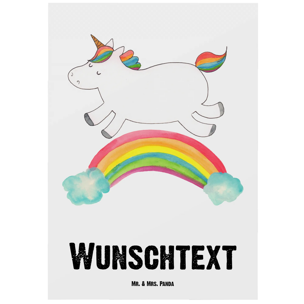 Personalisierte Postkarte Einhorn Regenbogen Postkarte mit Namen, Postkarte bedrucken, Postkarte mit Wunschtext, Postkarte personalisierbar, Geschenkkarte mit Namen, Grußkarte mit Namen, Karte mit Namen, Einladung mit Namen, Ansichtskarte mit Namen, Geschenkkarte mit Wunschtext, Grußkarte mit Wunschtext, Karte mit Wunschtext, Einladung mit Wunschtext, Ansichtskarte mit Wunschtext, Einhorn, Einhörner, Einhorn Deko, Pegasus, Unicorn, Regenbogen, Glitzer, Einhornpower, Erwachsenwerden, Einhornautobahn