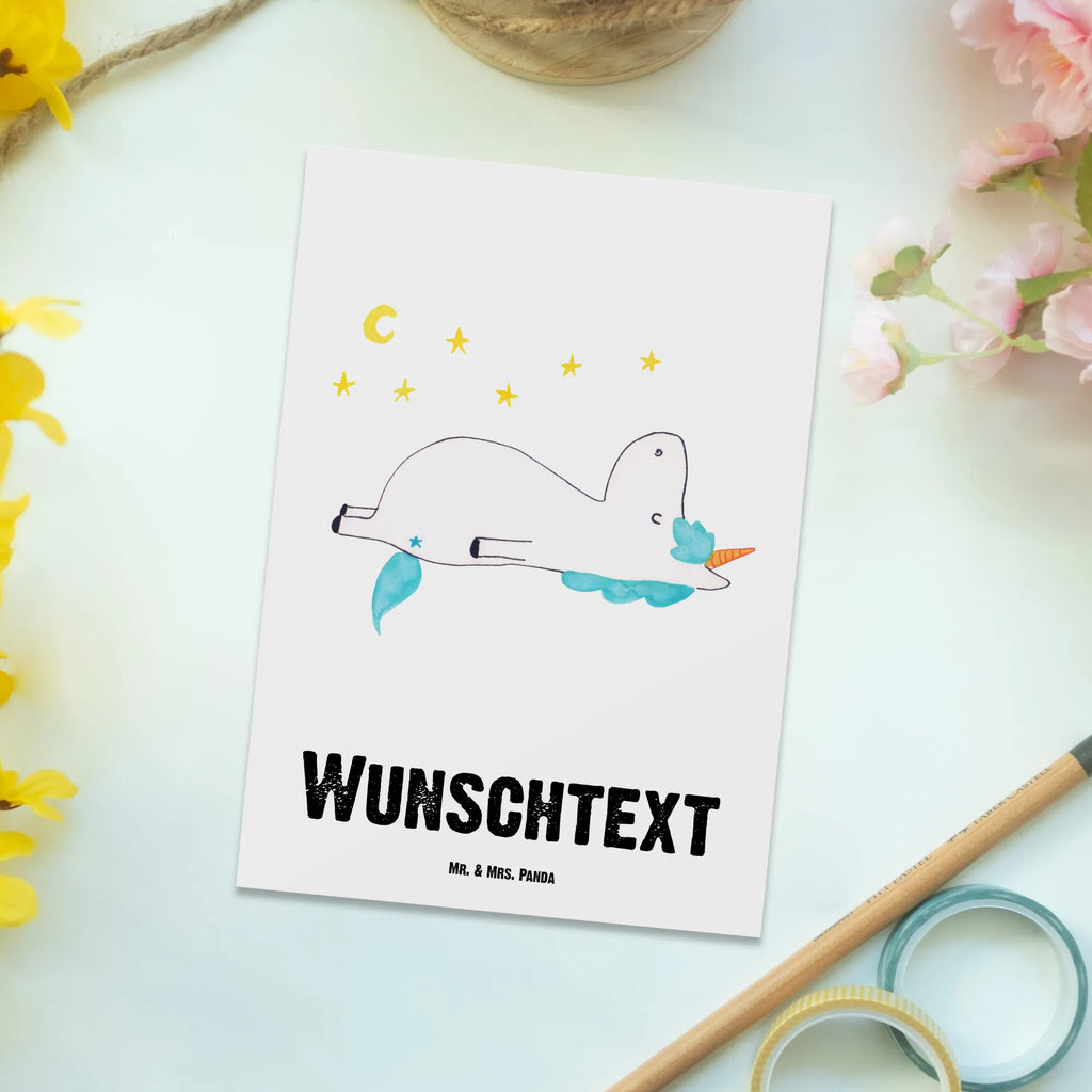 Personalisierte Postkarte Einhorn Sternenhimmel Postkarte mit Namen, Postkarte bedrucken, Postkarte mit Wunschtext, Postkarte personalisierbar, Geschenkkarte mit Namen, Grußkarte mit Namen, Karte mit Namen, Einladung mit Namen, Ansichtskarte mit Namen, Geschenkkarte mit Wunschtext, Grußkarte mit Wunschtext, Karte mit Wunschtext, Einladung mit Wunschtext, Ansichtskarte mit Wunschtext, Einhorn, Einhörner, Einhorn Deko, Pegasus, Unicorn, Sterne, Dachschaden, Verrückt, Sternenhimmel