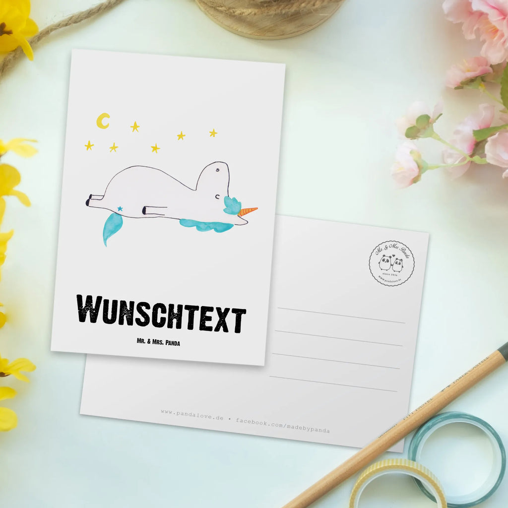 Personalisierte Postkarte Einhorn Sternenhimmel Postkarte mit Namen, Postkarte bedrucken, Postkarte mit Wunschtext, Postkarte personalisierbar, Geschenkkarte mit Namen, Grußkarte mit Namen, Karte mit Namen, Einladung mit Namen, Ansichtskarte mit Namen, Geschenkkarte mit Wunschtext, Grußkarte mit Wunschtext, Karte mit Wunschtext, Einladung mit Wunschtext, Ansichtskarte mit Wunschtext, Einhorn, Einhörner, Einhorn Deko, Pegasus, Unicorn, Sterne, Dachschaden, Verrückt, Sternenhimmel