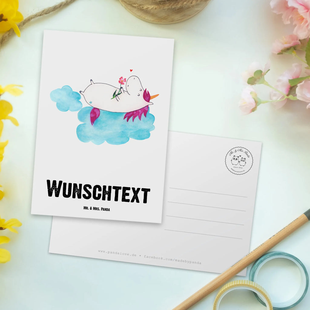 Personalisierte Postkarte Einhorn Verliebt Postkarte mit Namen, Postkarte bedrucken, Postkarte mit Wunschtext, Postkarte personalisierbar, Geschenkkarte mit Namen, Grußkarte mit Namen, Karte mit Namen, Einladung mit Namen, Ansichtskarte mit Namen, Geschenkkarte mit Wunschtext, Grußkarte mit Wunschtext, Karte mit Wunschtext, Einladung mit Wunschtext, Ansichtskarte mit Wunschtext, Einhorn, Einhörner, Einhorn Deko, Pegasus, Unicorn, verliebt, Liebe, Liebesbeweis, Freundin, Wolke