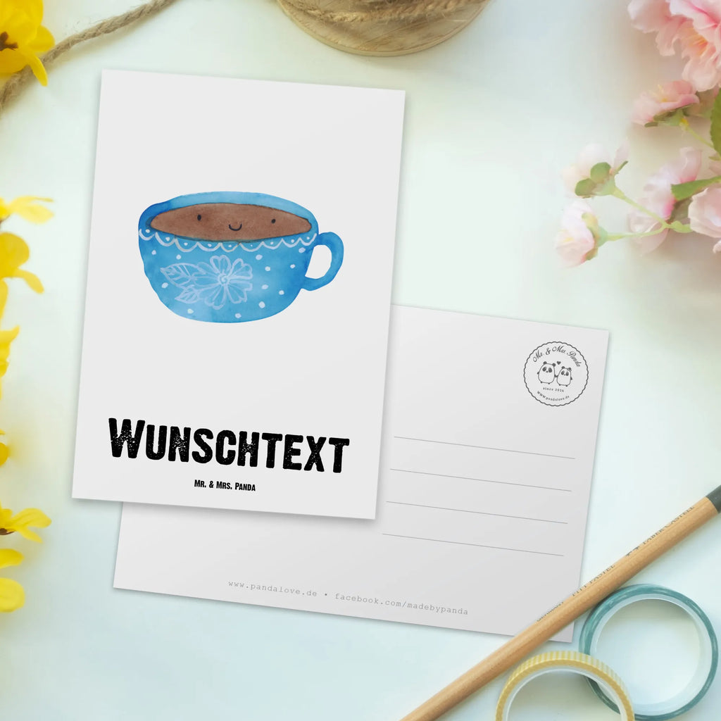 Personalisierte Postkarte Kaffee Tasse Postkarte mit Namen, Postkarte bedrucken, Postkarte mit Wunschtext, Postkarte personalisierbar, Geschenkkarte mit Namen, Grußkarte mit Namen, Karte mit Namen, Einladung mit Namen, Ansichtskarte mit Namen, Geschenkkarte mit Wunschtext, Grußkarte mit Wunschtext, Karte mit Wunschtext, Einladung mit Wunschtext, Ansichtskarte mit Wunschtext, Tiermotive, Gute Laune, lustige Sprüche, Tiere, Kaffee, Tasse, Liebe, Geschmack, Genuss, Glücklich