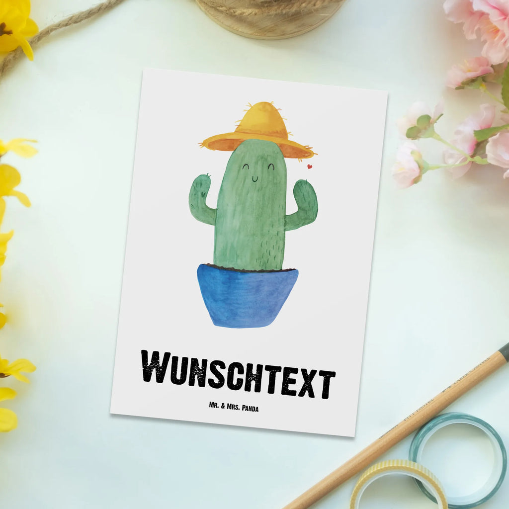 Personalisierte Postkarte Kaktus Sonnenhut Postkarte mit Namen, Postkarte bedrucken, Postkarte mit Wunschtext, Postkarte personalisierbar, Geschenkkarte mit Namen, Grußkarte mit Namen, Karte mit Namen, Einladung mit Namen, Ansichtskarte mit Namen, Geschenkkarte mit Wunschtext, Grußkarte mit Wunschtext, Karte mit Wunschtext, Einladung mit Wunschtext, Ansichtskarte mit Wunschtext, Kaktus, Kakteen, Reisen, Weltreise, Weltenbummler, Reisetagebuch, Städtetrip, Kaktusliebe, Geschenkidee, Spruch, Motivation