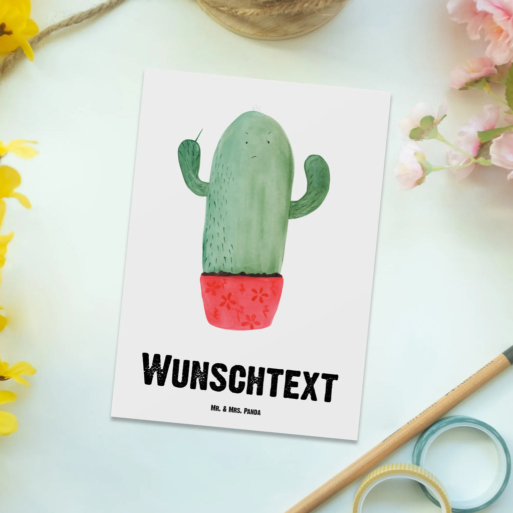 Personalisierte Postkarte Kaktus wütend Postkarte mit Namen, Postkarte bedrucken, Postkarte mit Wunschtext, Postkarte personalisierbar, Geschenkkarte mit Namen, Grußkarte mit Namen, Karte mit Namen, Einladung mit Namen, Ansichtskarte mit Namen, Geschenkkarte mit Wunschtext, Grußkarte mit Wunschtext, Karte mit Wunschtext, Einladung mit Wunschtext, Ansichtskarte mit Wunschtext, Kaktus, Kakteen, ärgern, Büro, Schule, Büroalltag, Chefin, Kollege, Kollegin, wütend