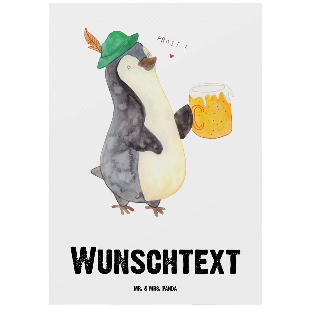 Personalisierte Postkarte Pinguin Bier Postkarte mit Namen, Postkarte bedrucken, Postkarte mit Wunschtext, Postkarte personalisierbar, Geschenkkarte mit Namen, Grußkarte mit Namen, Karte mit Namen, Einladung mit Namen, Ansichtskarte mit Namen, Geschenkkarte mit Wunschtext, Grußkarte mit Wunschtext, Karte mit Wunschtext, Einladung mit Wunschtext, Ansichtskarte mit Wunschtext, Pinguin, Pinguine, Bier, Oktoberfest