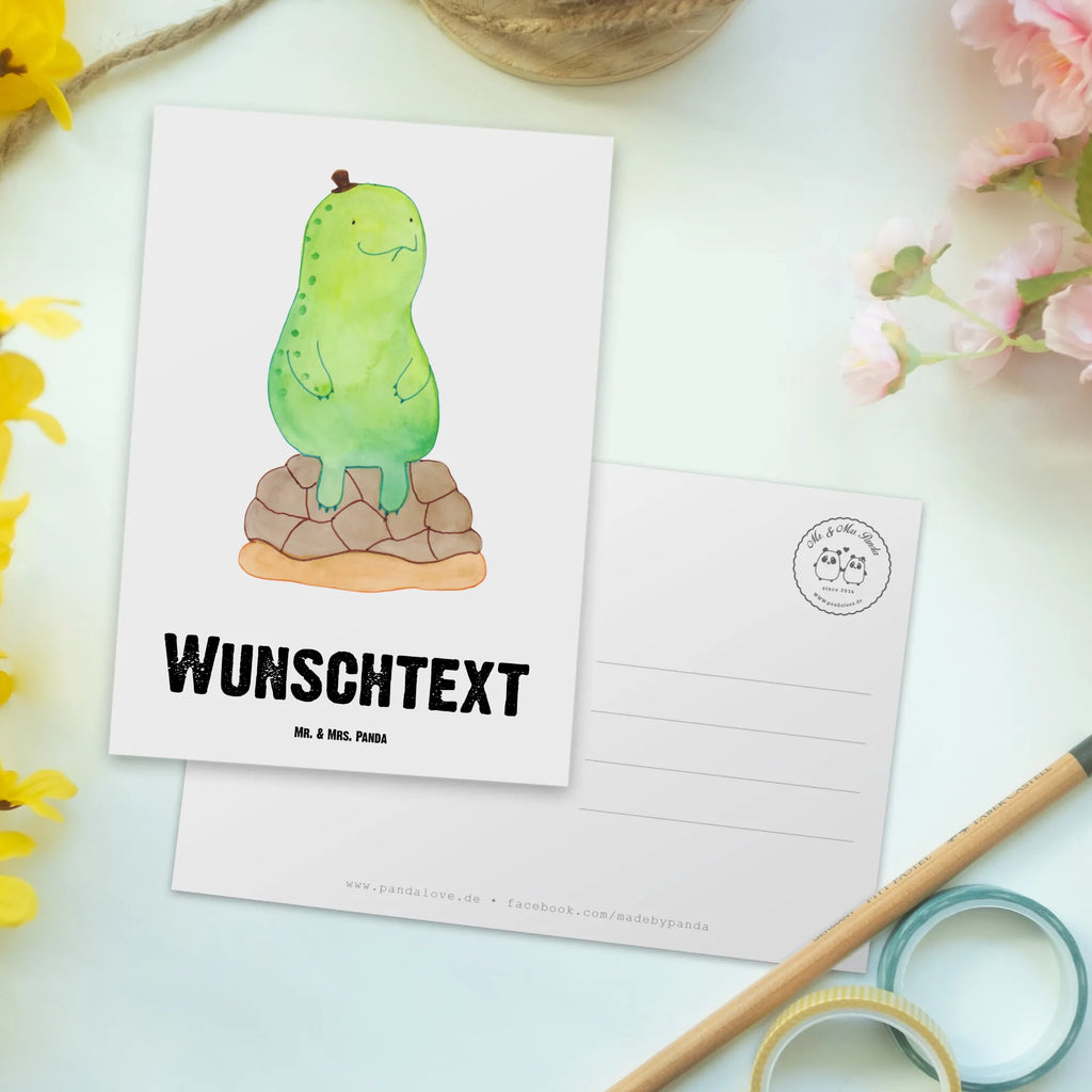 Personalisierte Postkarte Schildkröte Pause Postkarte mit Namen, Postkarte bedrucken, Postkarte mit Wunschtext, Postkarte personalisierbar, Geschenkkarte mit Namen, Grußkarte mit Namen, Karte mit Namen, Einladung mit Namen, Ansichtskarte mit Namen, Geschenkkarte mit Wunschtext, Grußkarte mit Wunschtext, Karte mit Wunschtext, Einladung mit Wunschtext, Ansichtskarte mit Wunschtext, Schildkröte, Achtsamkeit, Entschleunigen, achtsam