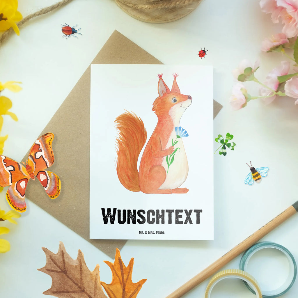 Personalisierte Grußkarte Eichhörnchen Blume Personalisierte Grußkarte, Personalisiertere Klappkarte, Personalisierte Einladungskarte, Personalisierte Glückwunschkarte, Personalisierte Hochzeitskarte, Personalisierte Geburtstagskarte, Grußkarte mit Namen, Grußkarte selber drucken, Grußkarte selbst gestalten, Grußkarte mit persönlichen Nachrichten, Grußkarte als Geldgeschenk, Grußkarten personalisiert, Personalisierte Karte, Tiermotive, Gute Laune, lustige Sprüche, Tiere, Eichhörnchen, Eichhorn, Spruch positiv, Lachen, Spaß, Motivation Sprüche, Motivation Bilder, glücklich Spruch, Spruch Deko