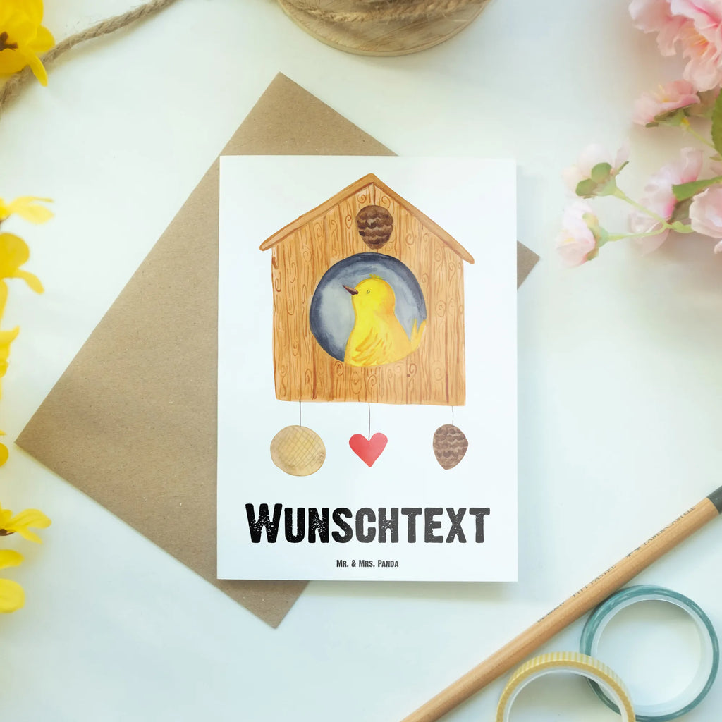 Personalisierte Grußkarte Vogelhaus Personalisierte Grußkarte, Personalisiertere Klappkarte, Personalisierte Einladungskarte, Personalisierte Glückwunschkarte, Personalisierte Hochzeitskarte, Personalisierte Geburtstagskarte, Grußkarte mit Namen, Grußkarte selber drucken, Grußkarte selbst gestalten, Grußkarte mit persönlichen Nachrichten, Grußkarte als Geldgeschenk, Grußkarten personalisiert, Personalisierte Karte, Tiermotive, Gute Laune, lustige Sprüche, Tiere, Vogel, Vögel, Vogelhaus, Vogelhäuschen, Home sweet home, Zuhause, Nest, Eigenheim, Familie, Wohnung, Haus, unser Haus, Lieblingsort, Castle