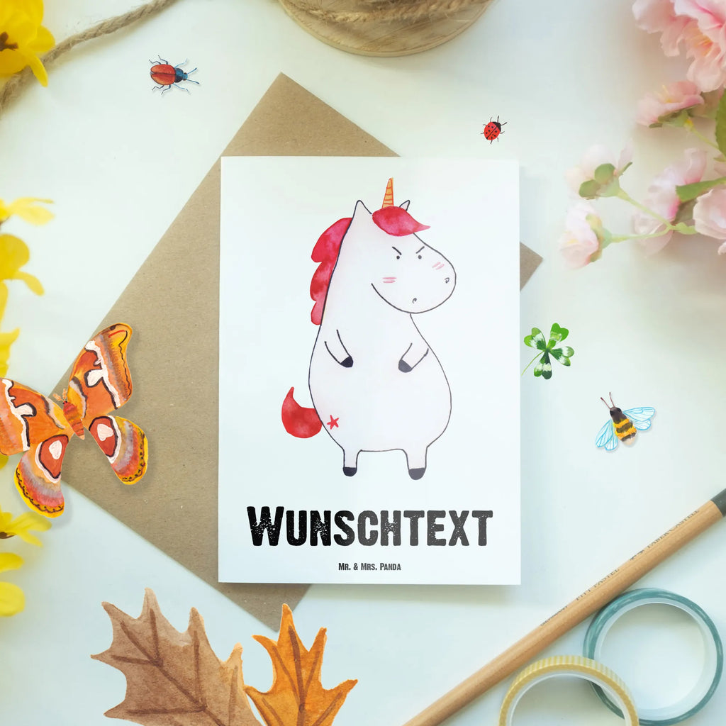 Personalisierte Grußkarte Einhorn wütend Personalisierte Grußkarte, Personalisiertere Klappkarte, Personalisierte Einladungskarte, Personalisierte Glückwunschkarte, Personalisierte Hochzeitskarte, Personalisierte Geburtstagskarte, Grußkarte mit Namen, Grußkarte selber drucken, Grußkarte selbst gestalten, Grußkarte mit persönlichen Nachrichten, Grußkarte als Geldgeschenk, Grußkarten personalisiert, Personalisierte Karte, Einhorn, Einhörner, Einhorn Deko, Pegasus, Unicorn, Realität, Ansage, lustlos, nein, Büro, Arbeit, wütend, dumme Fragen, lustig, Spaß, Geschenk