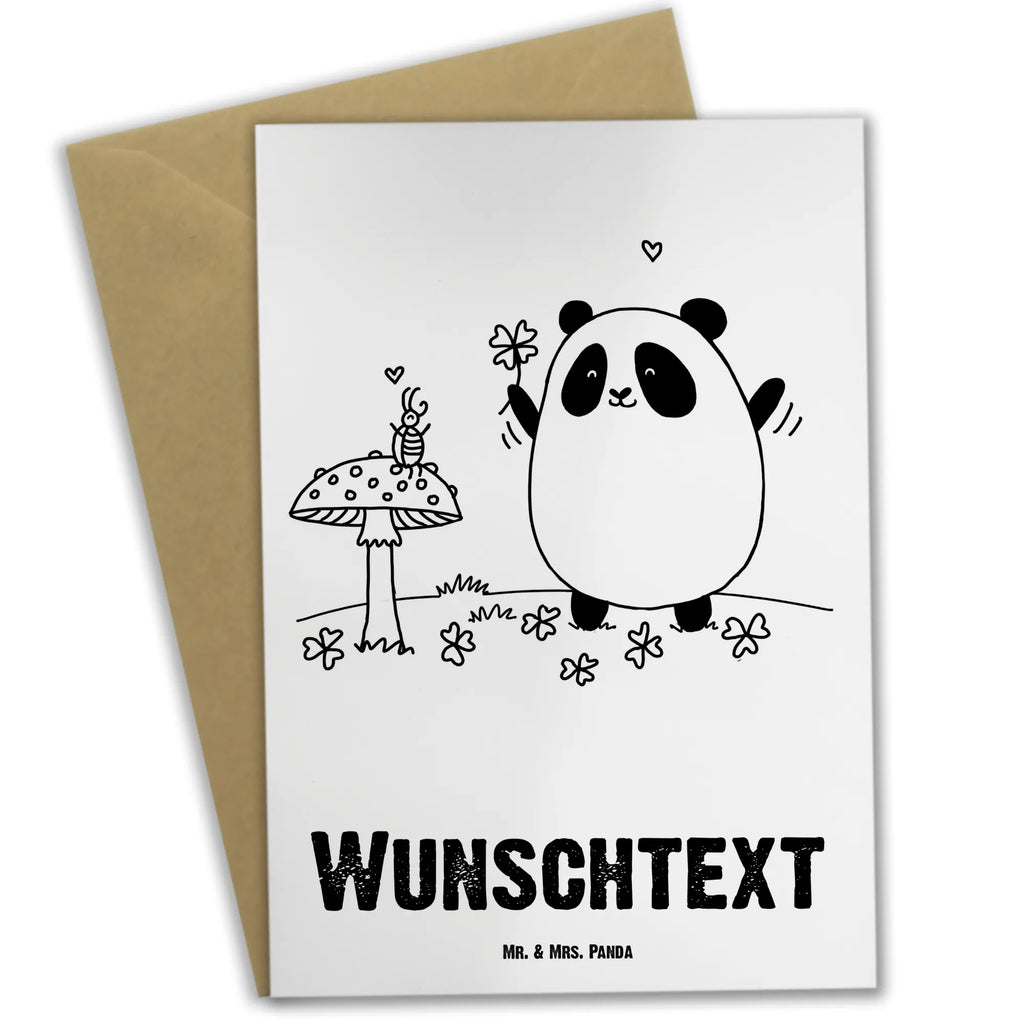 Personalisierte Grußkarte Panda Glück Personalisierte Grußkarte, Personalisiertere Klappkarte, Personalisierte Einladungskarte, Personalisierte Glückwunschkarte, Personalisierte Hochzeitskarte, Personalisierte Geburtstagskarte, Grußkarte mit Namen, Grußkarte selber drucken, Grußkarte selbst gestalten, Grußkarte mit persönlichen Nachrichten, Grußkarte als Geldgeschenk, Grußkarten personalisiert, Personalisierte Karte