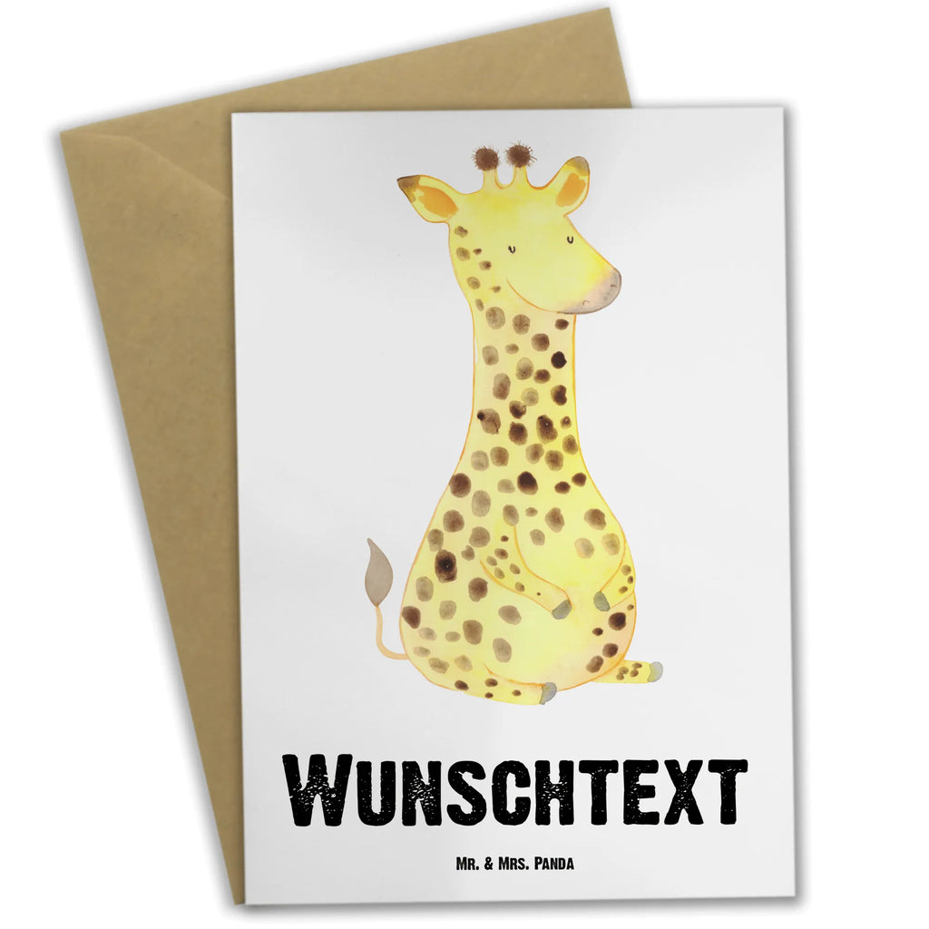 Personalisierte Grußkarte Giraffe Zufrieden Personalisierte Grußkarte, Personalisiertere Klappkarte, Personalisierte Einladungskarte, Personalisierte Glückwunschkarte, Personalisierte Hochzeitskarte, Personalisierte Geburtstagskarte, Grußkarte mit Namen, Grußkarte selber drucken, Grußkarte selbst gestalten, Grußkarte mit persönlichen Nachrichten, Grußkarte als Geldgeschenk, Grußkarten personalisiert, Personalisierte Karte, Afrika, Wildtiere, Giraffe, Zufrieden, Glück, Abenteuer