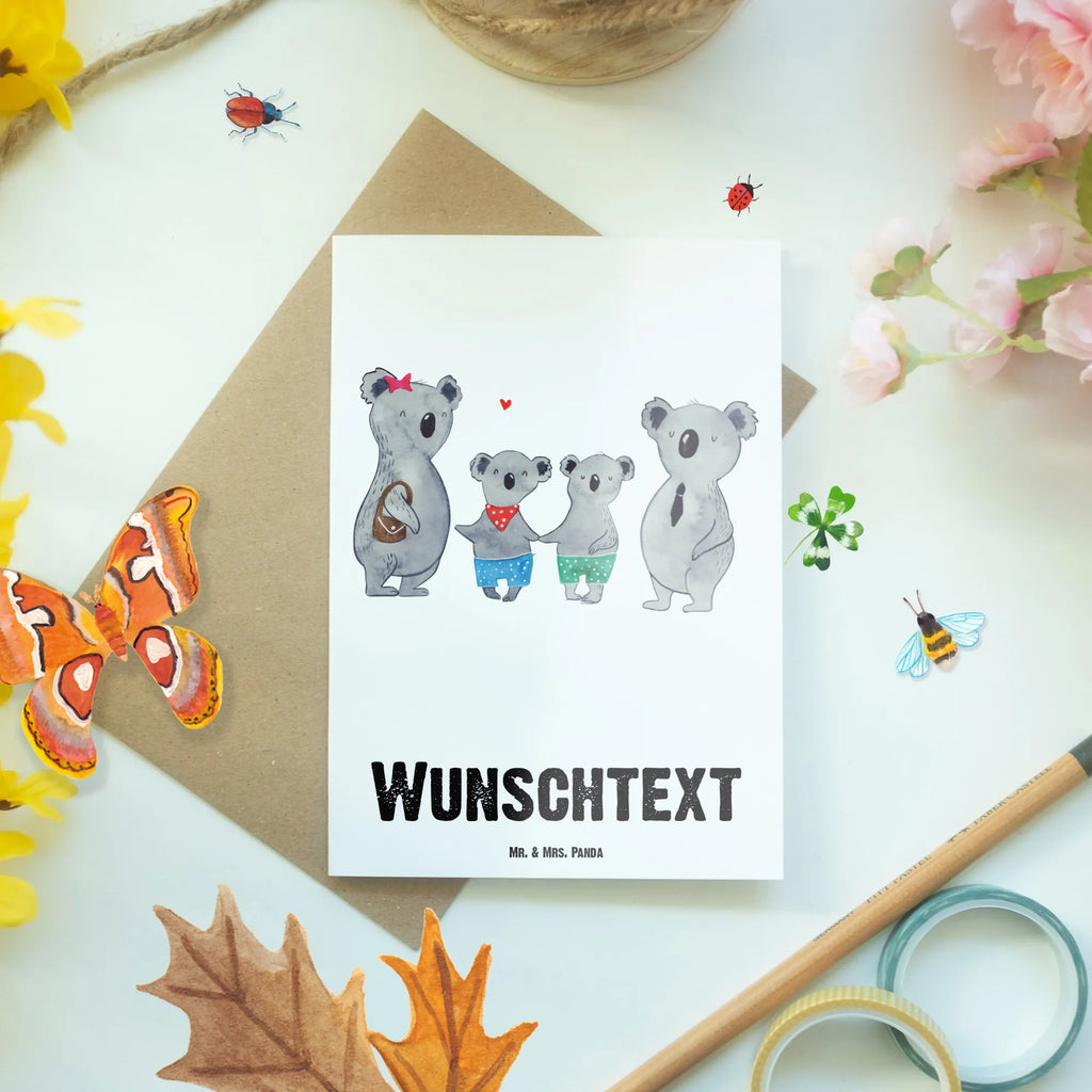 Personalisierte Grußkarte Koala Familie zwei Personalisierte Grußkarte, Personalisiertere Klappkarte, Personalisierte Einladungskarte, Personalisierte Glückwunschkarte, Personalisierte Hochzeitskarte, Personalisierte Geburtstagskarte, Grußkarte mit Namen, Grußkarte selber drucken, Grußkarte selbst gestalten, Grußkarte mit persönlichen Nachrichten, Grußkarte als Geldgeschenk, Grußkarten personalisiert, Personalisierte Karte, Familie, Vatertag, Muttertag, Bruder, Schwester, Mama, Papa, Oma, Opa, Koala, Koalabär, beste Familie, Familienzeit, Familienleben, Koalafamilie, Lieblingsfamilie